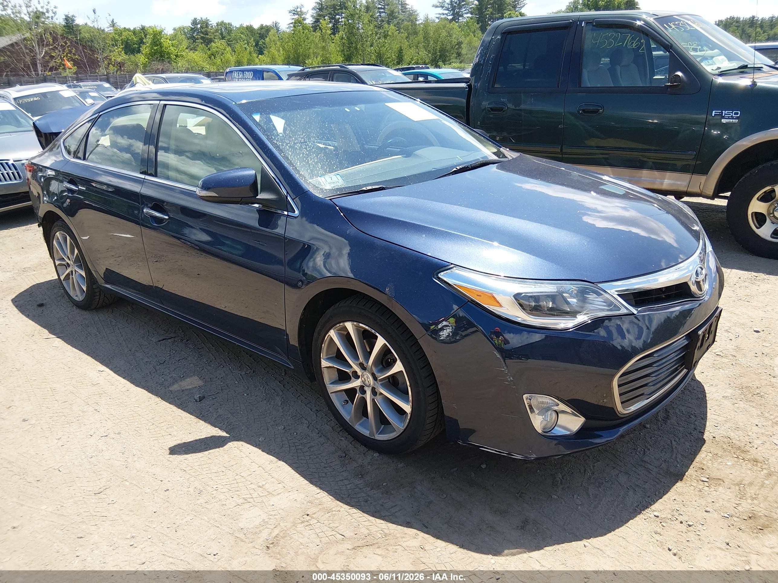 2014 Toyota Avalon Xle Touring Blue vin: 4T1BK1EBXEU136439