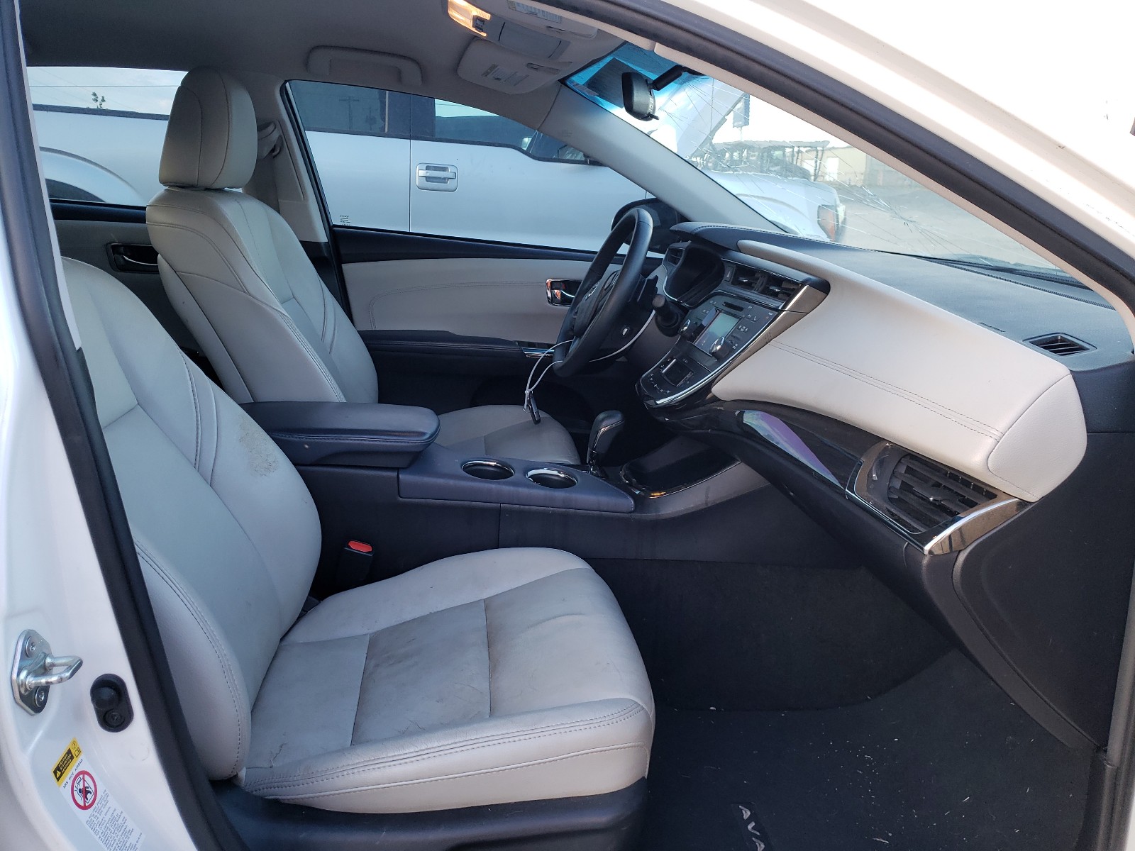 2015 Toyota Avalon Xle White vin: 4T1BK1EBXFU148706