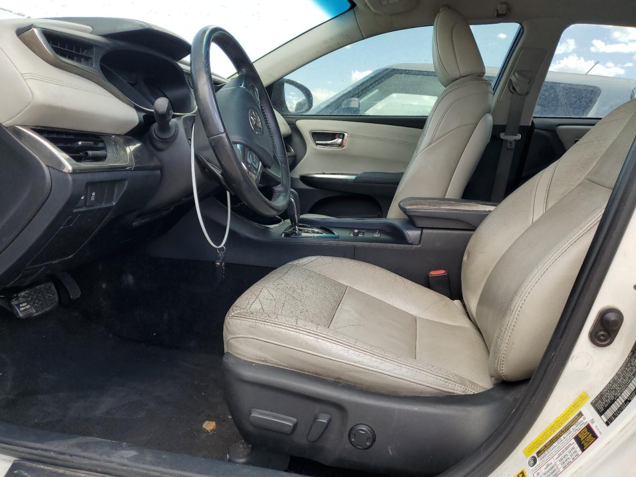 2015 Toyota Avalon Xle White vin: 4T1BK1EBXFU148706
