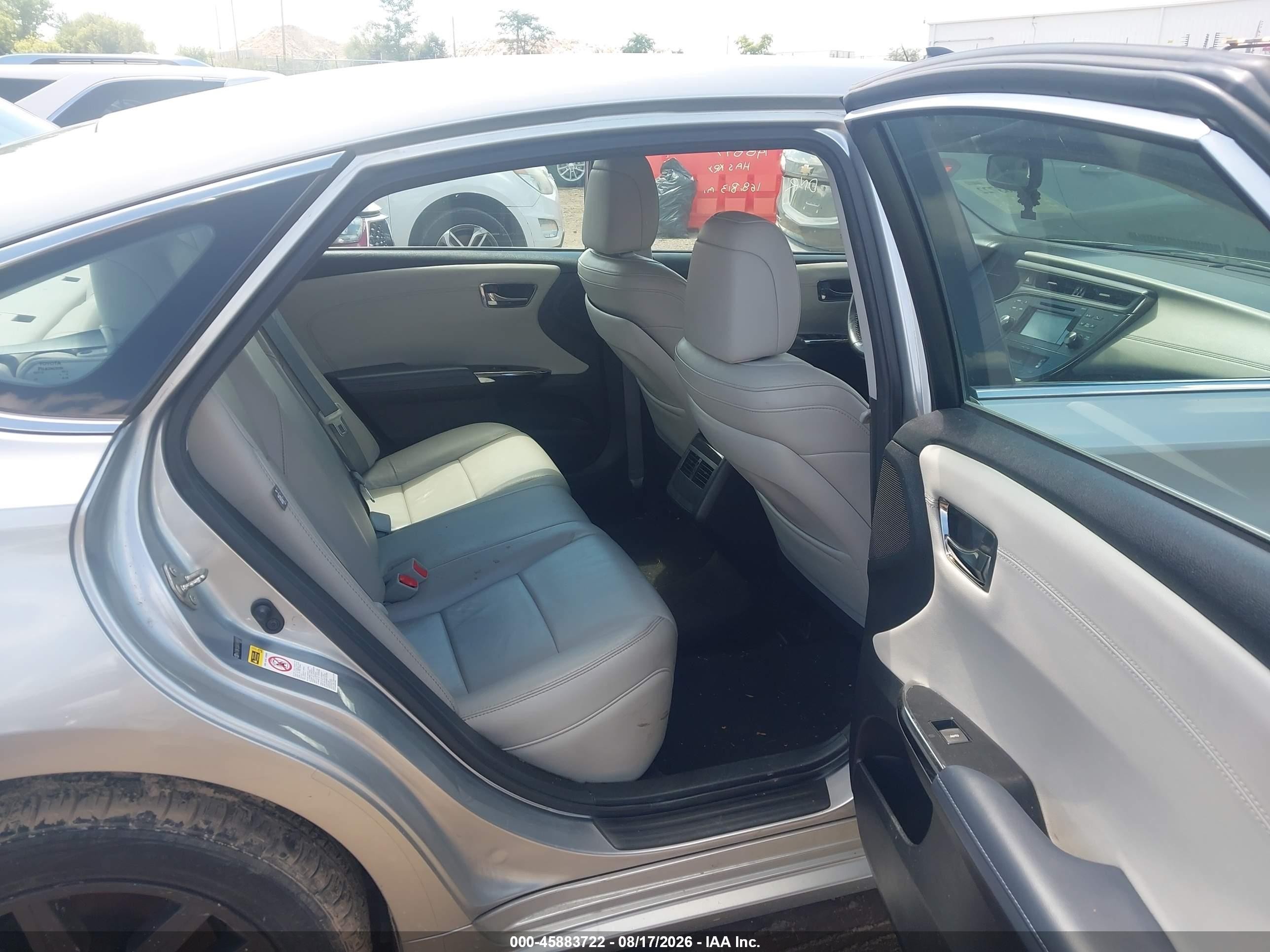 2015 Toyota Avalon   Silver vin: 4T1BK1EBXFU148897