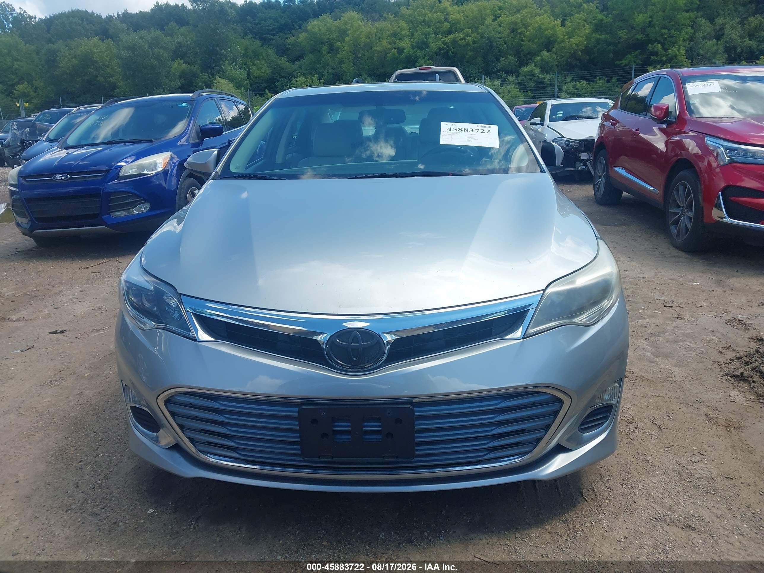 2015 Toyota Avalon   Silver vin: 4T1BK1EBXFU148897