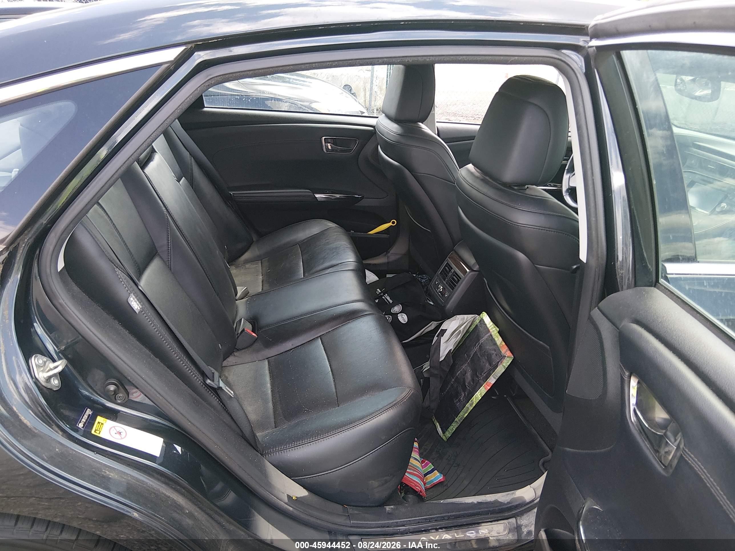 2015 Toyota Avalon Limited Черный vin: 4T1BK1EBXFU149919