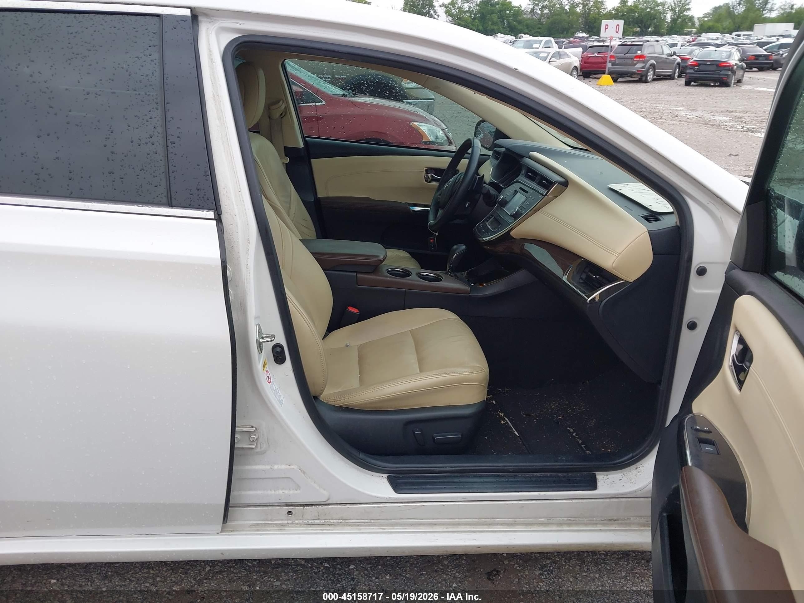 2015 Toyota Avalon Xle White vin: 4T1BK1EBXFU154666