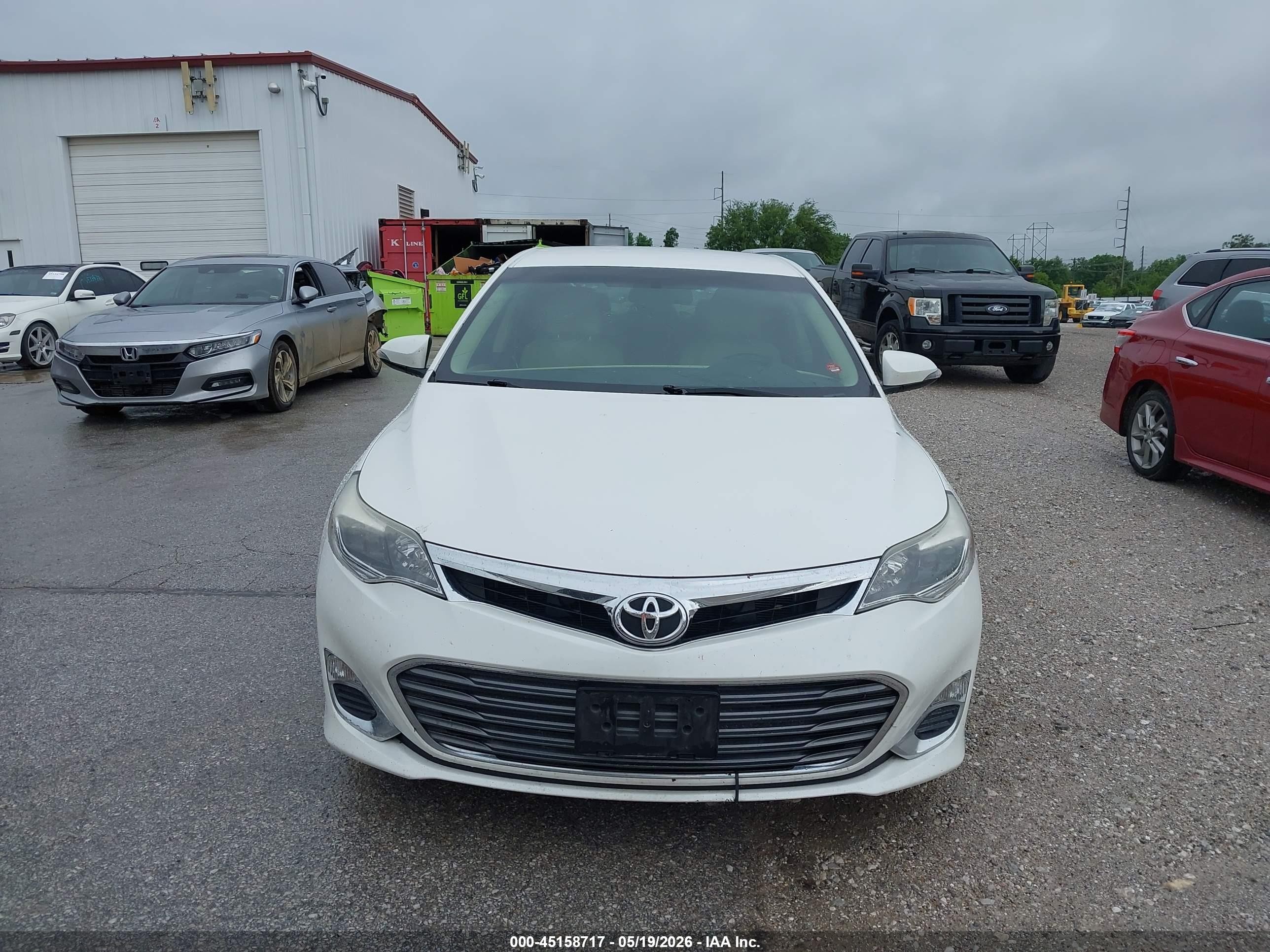 2015 Toyota Avalon Xle White vin: 4T1BK1EBXFU154666