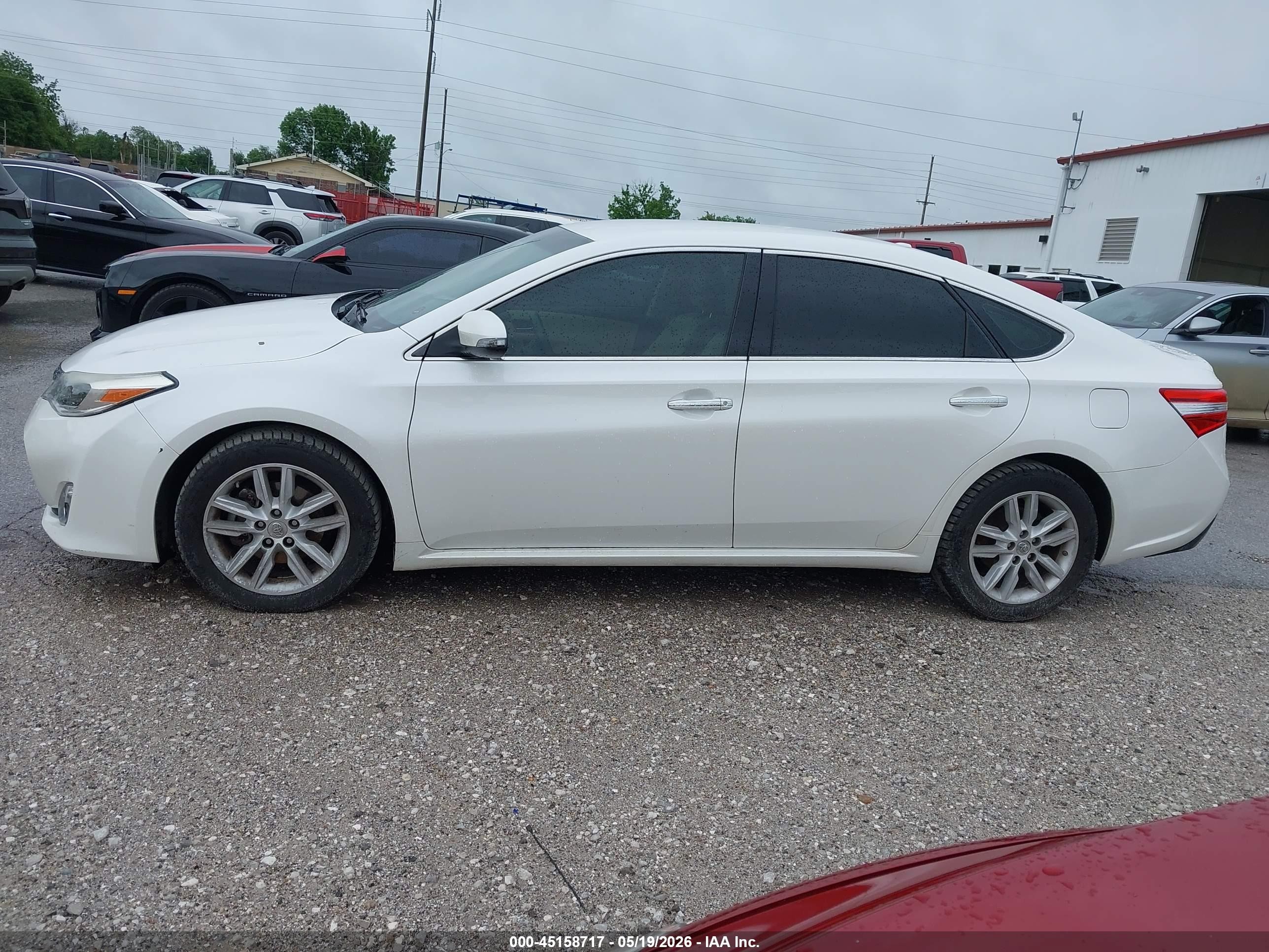 2015 Toyota Avalon Xle White vin: 4T1BK1EBXFU154666