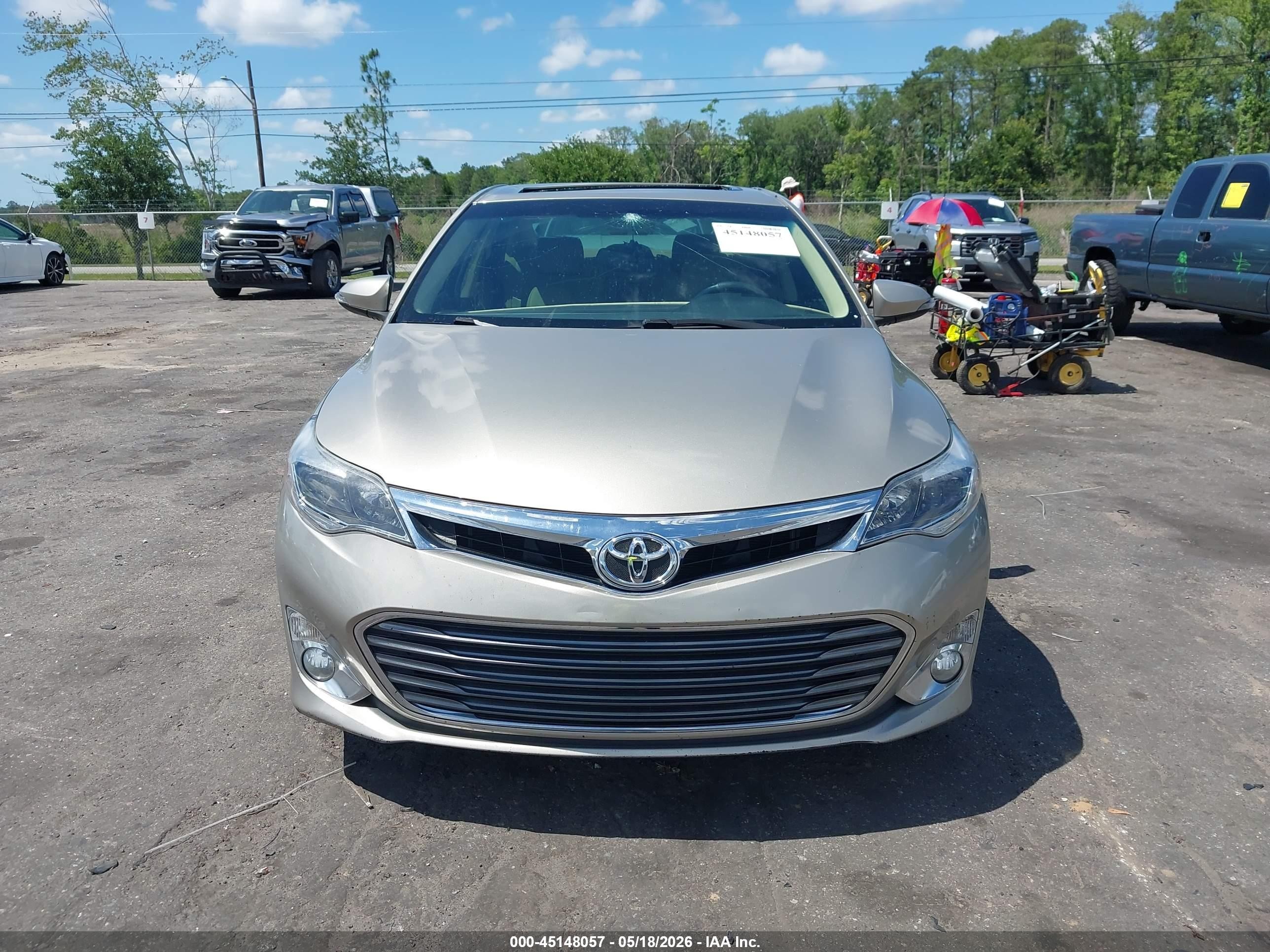 2015 Toyota Avalon Xle Touring Beige vin: 4T1BK1EBXFU165490