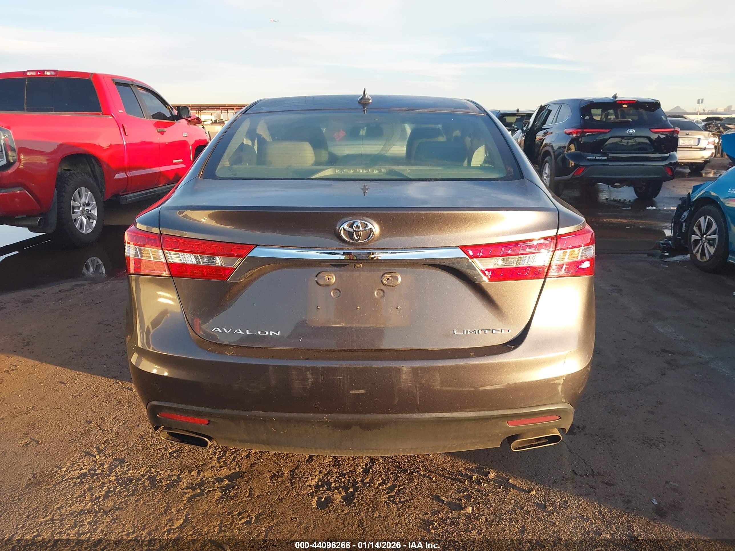 2015 Toyota Avalon Limited Серый vin: 4T1BK1EBXFU166851