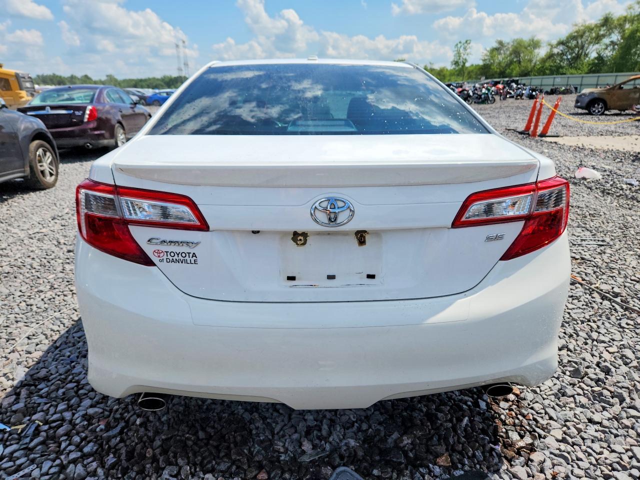 2012 Toyota Camry Se V6 White vin: 4T1BK1FK0CU018511