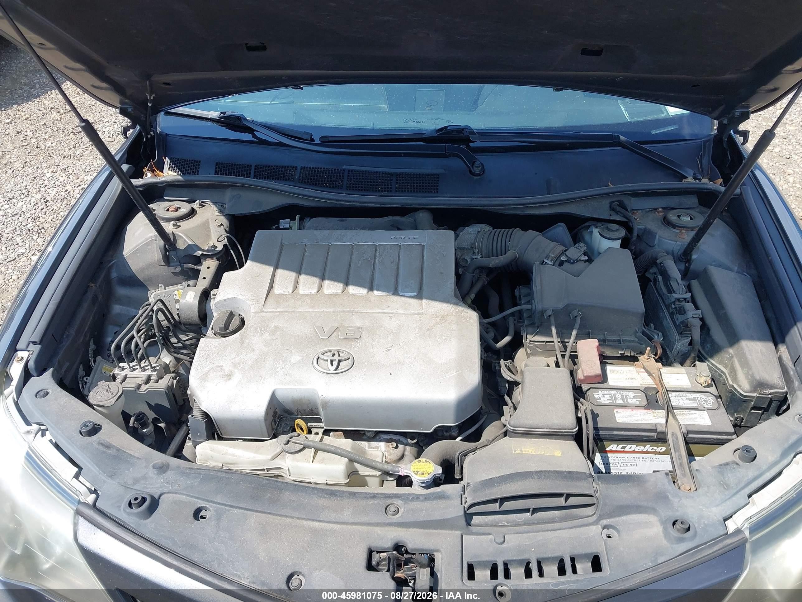 2012 Toyota Camry Se V6 Gray vin: 4T1BK1FK0CU501058