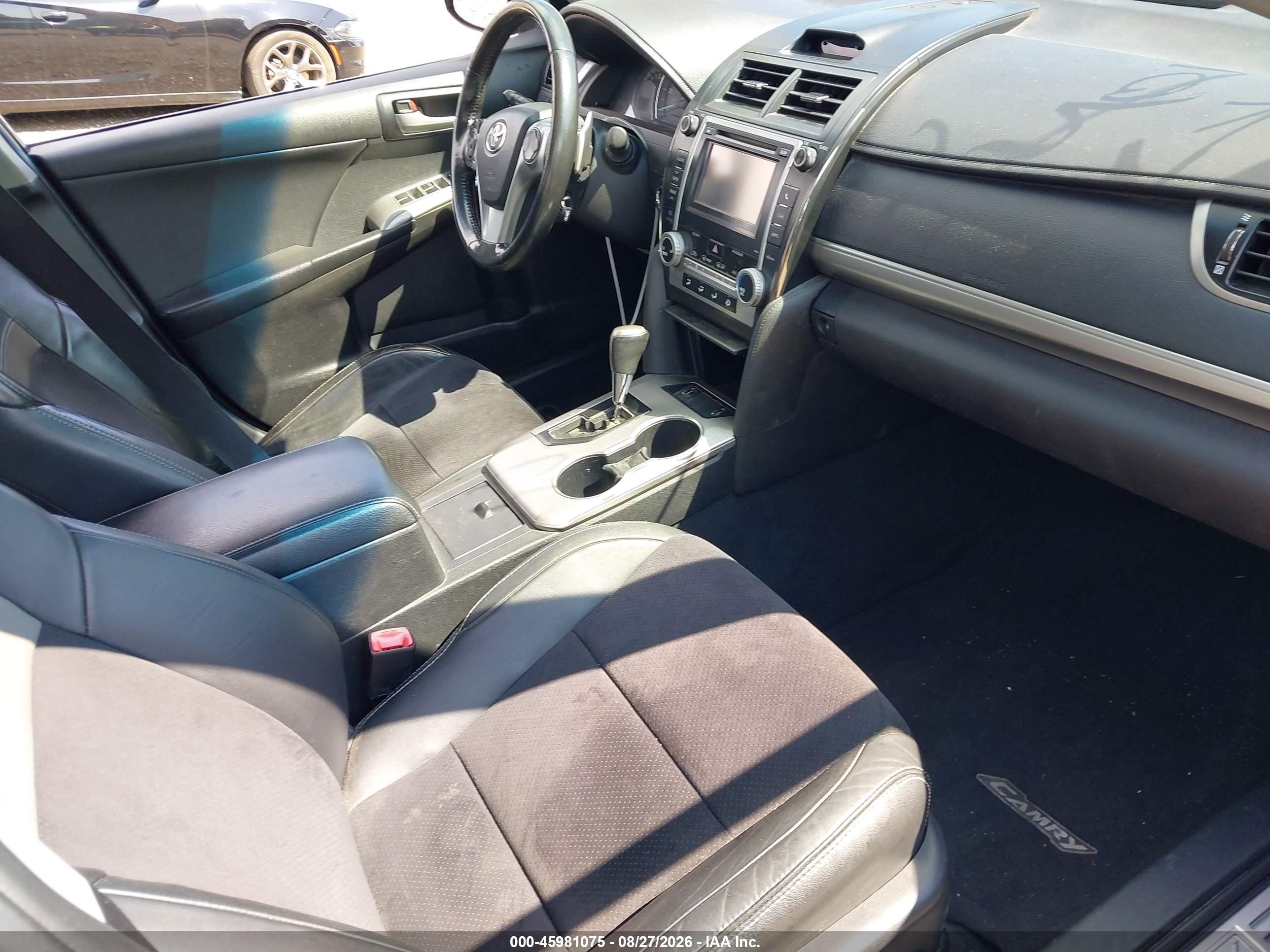 2012 Toyota Camry Se V6 Gray vin: 4T1BK1FK0CU501058