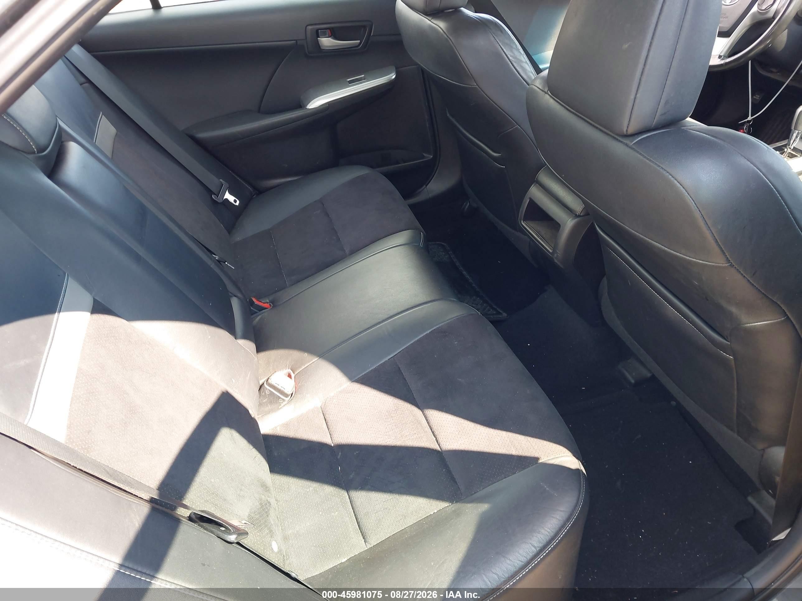 2012 Toyota Camry Se V6 Gray vin: 4T1BK1FK0CU501058