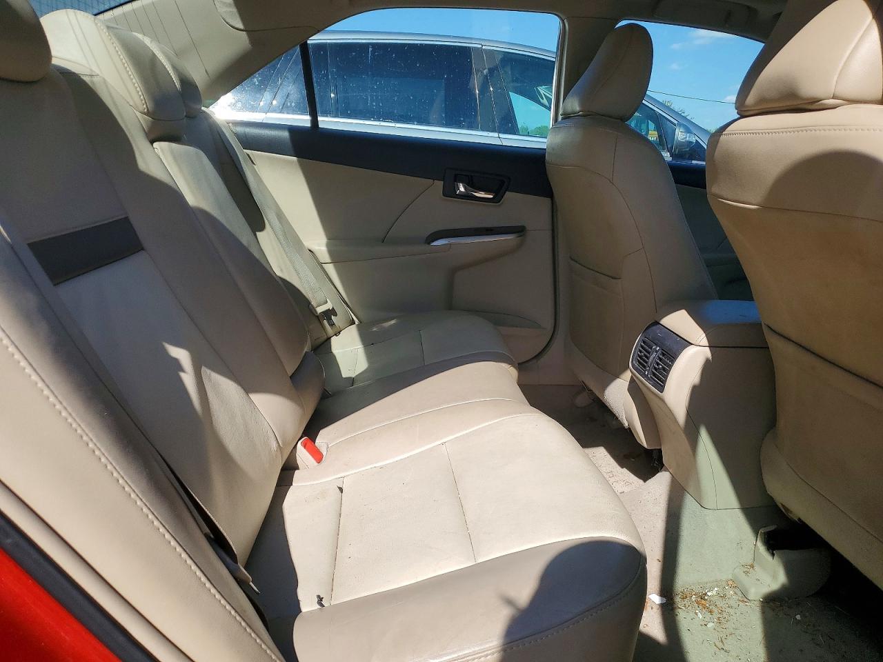 2012 Toyota Camry Xle V6 Red vin: 4T1BK1FK0CU515977