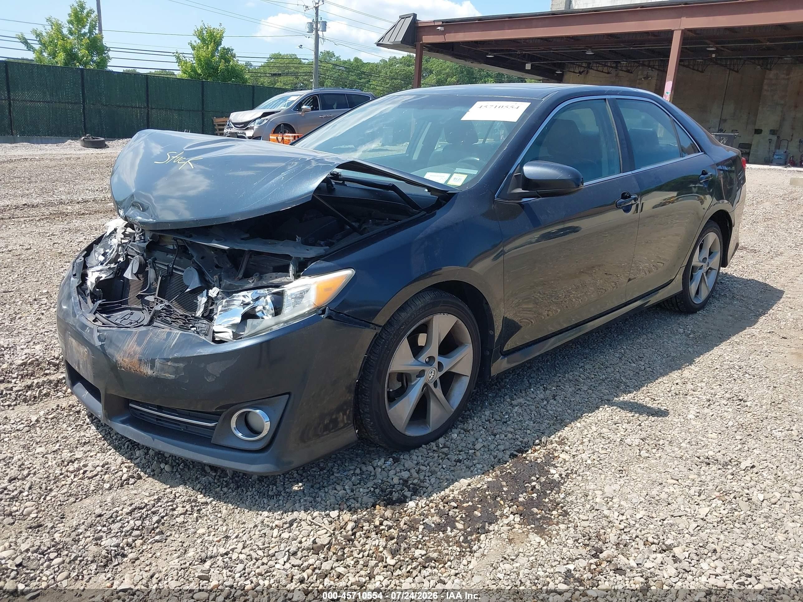 2012 Toyota Camry Se V6 Черный vin: 4T1BK1FK0CU522265
