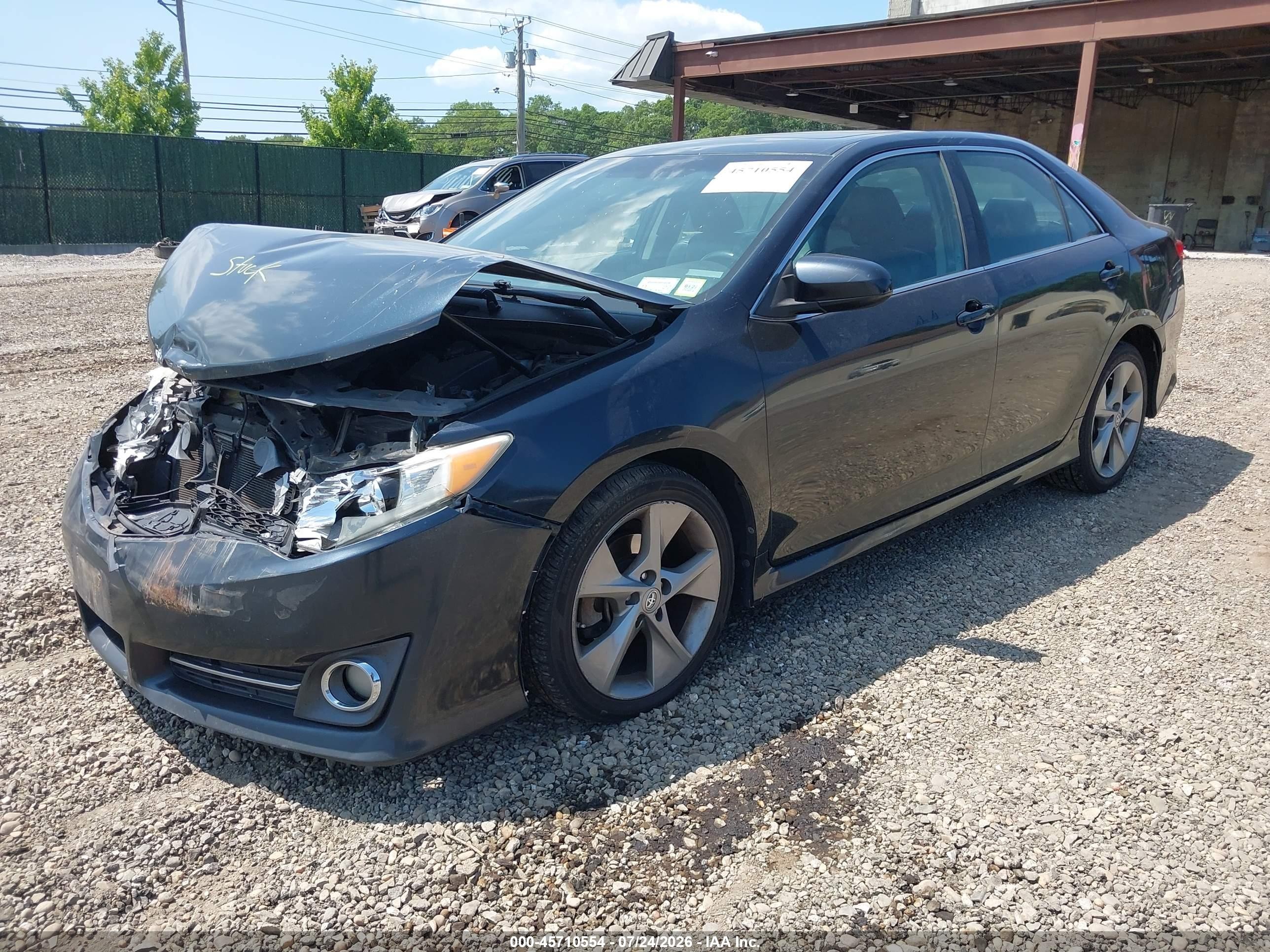 2012 Toyota Camry Se V6 Черный vin: 4T1BK1FK0CU522265