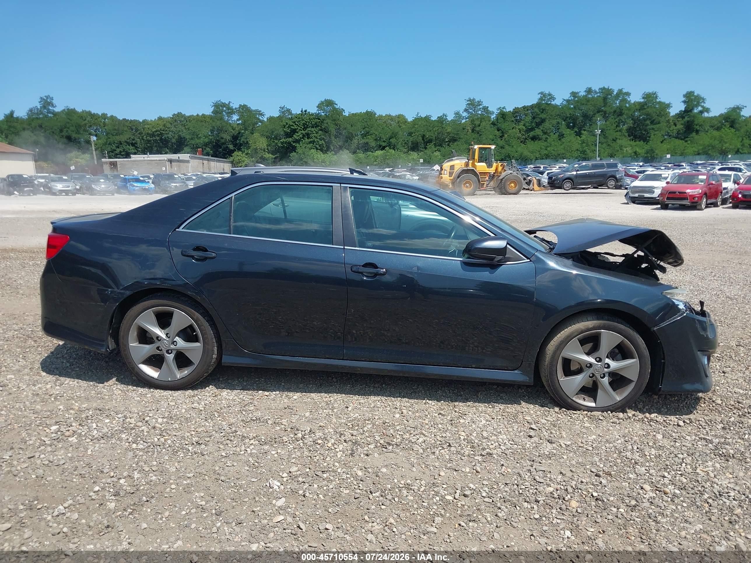 2012 Toyota Camry Se V6 Черный vin: 4T1BK1FK0CU522265