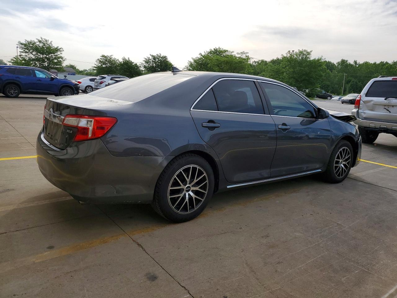 2012 Toyota Camry Xle V6 Gray vin: 4T1BK1FK0CU522752