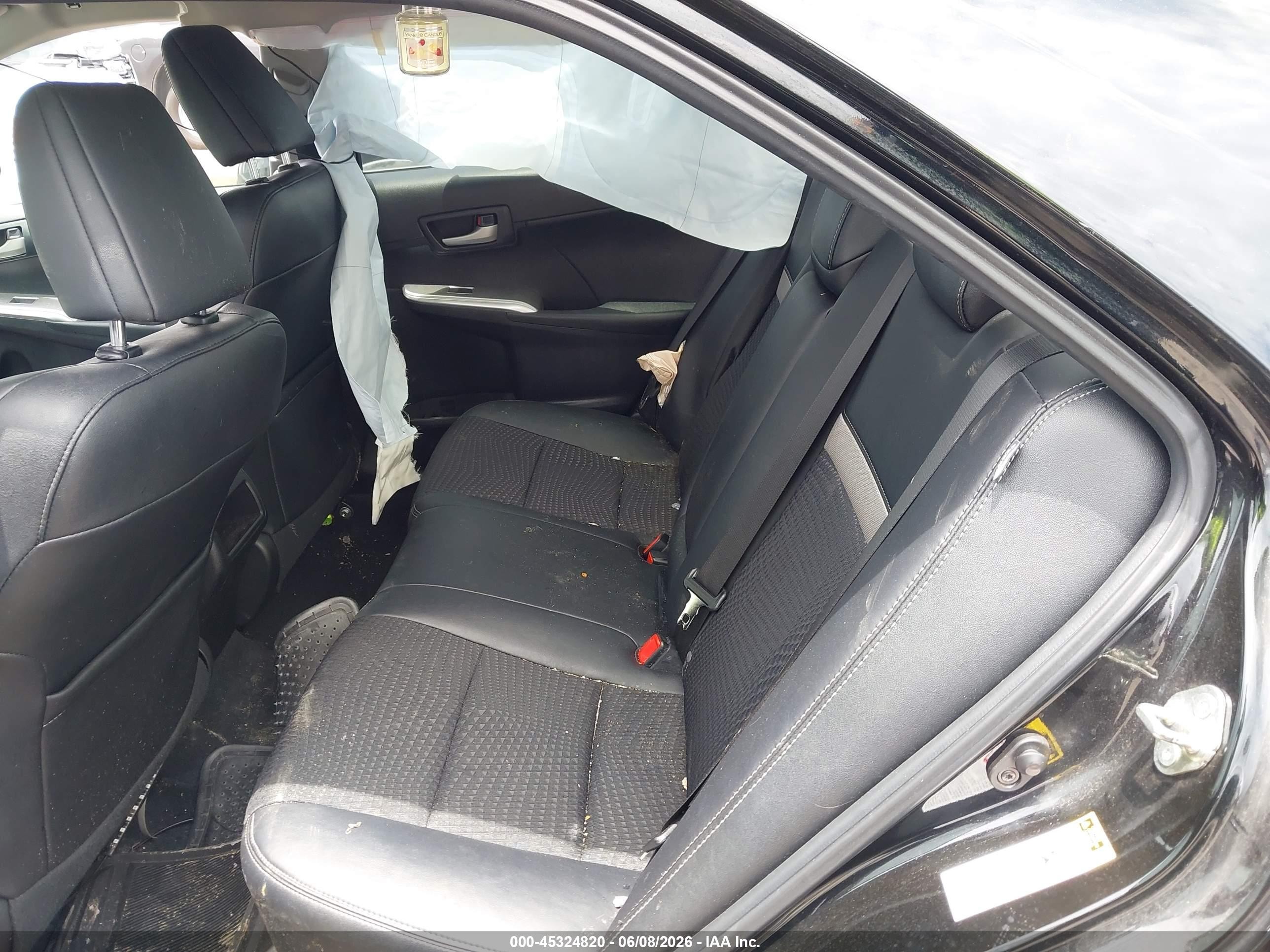 2013 Toyota Camry Se V6 Black vin: 4T1BK1FK0DU020972