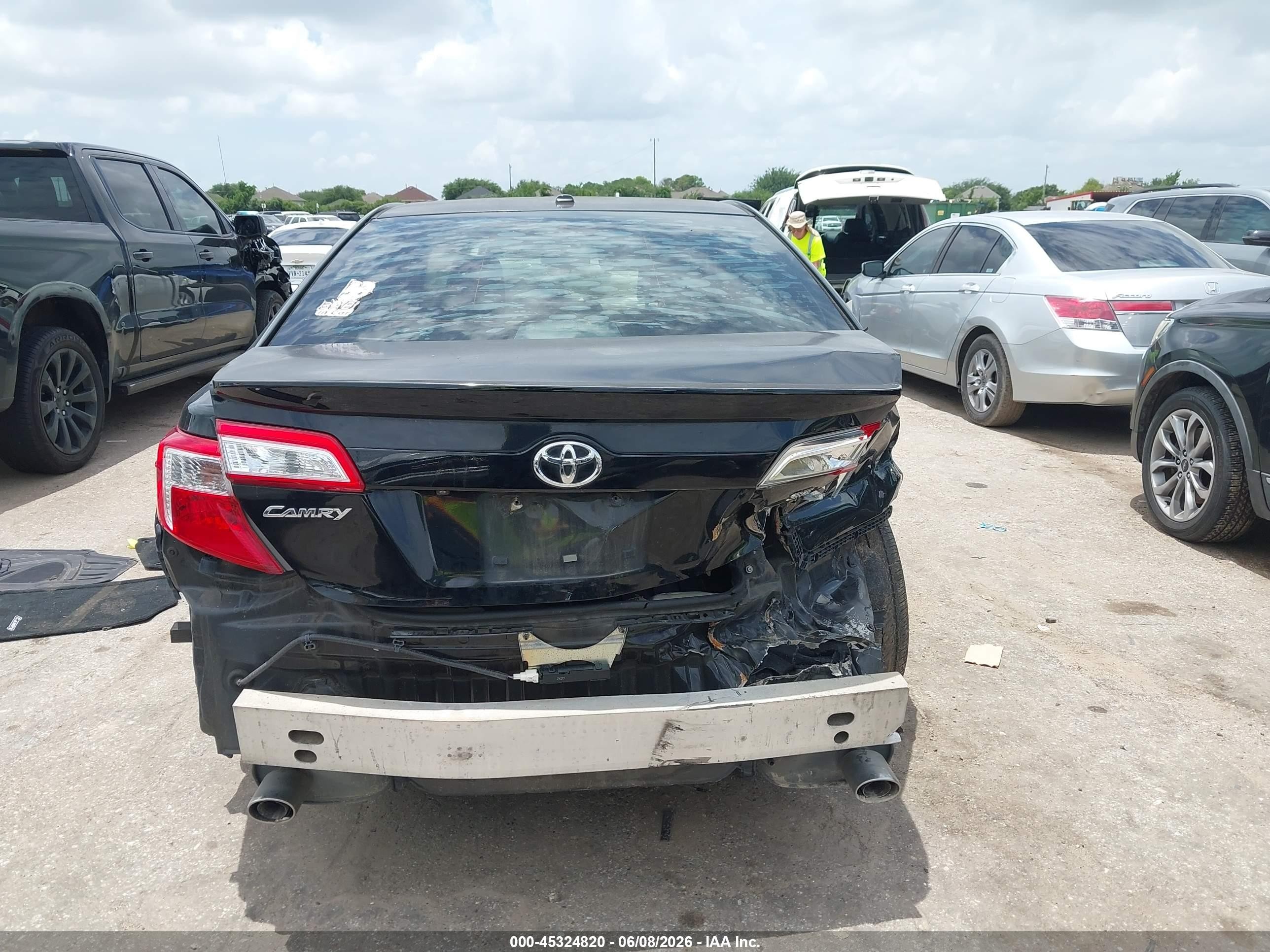 2013 Toyota Camry Se V6 Black vin: 4T1BK1FK0DU020972