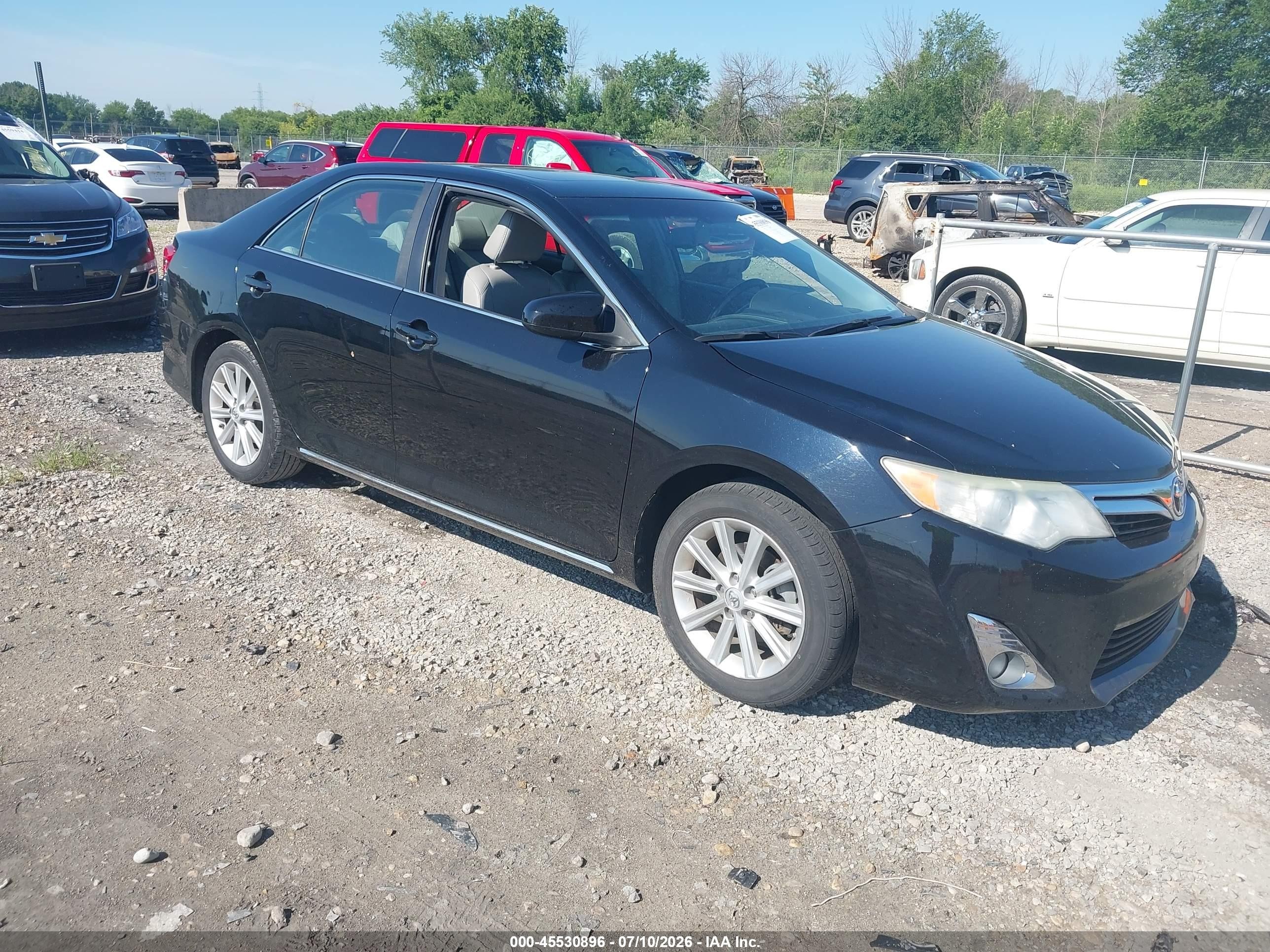 2013 Toyota Camry Xle V6 Black vin: 4T1BK1FK0DU023077
