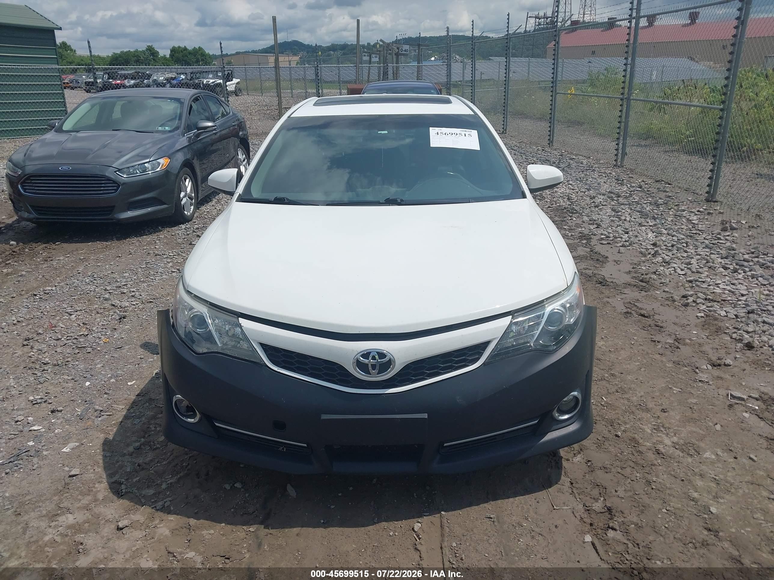 2013 Toyota Camry Se V6 White vin: 4T1BK1FK0DU526107
