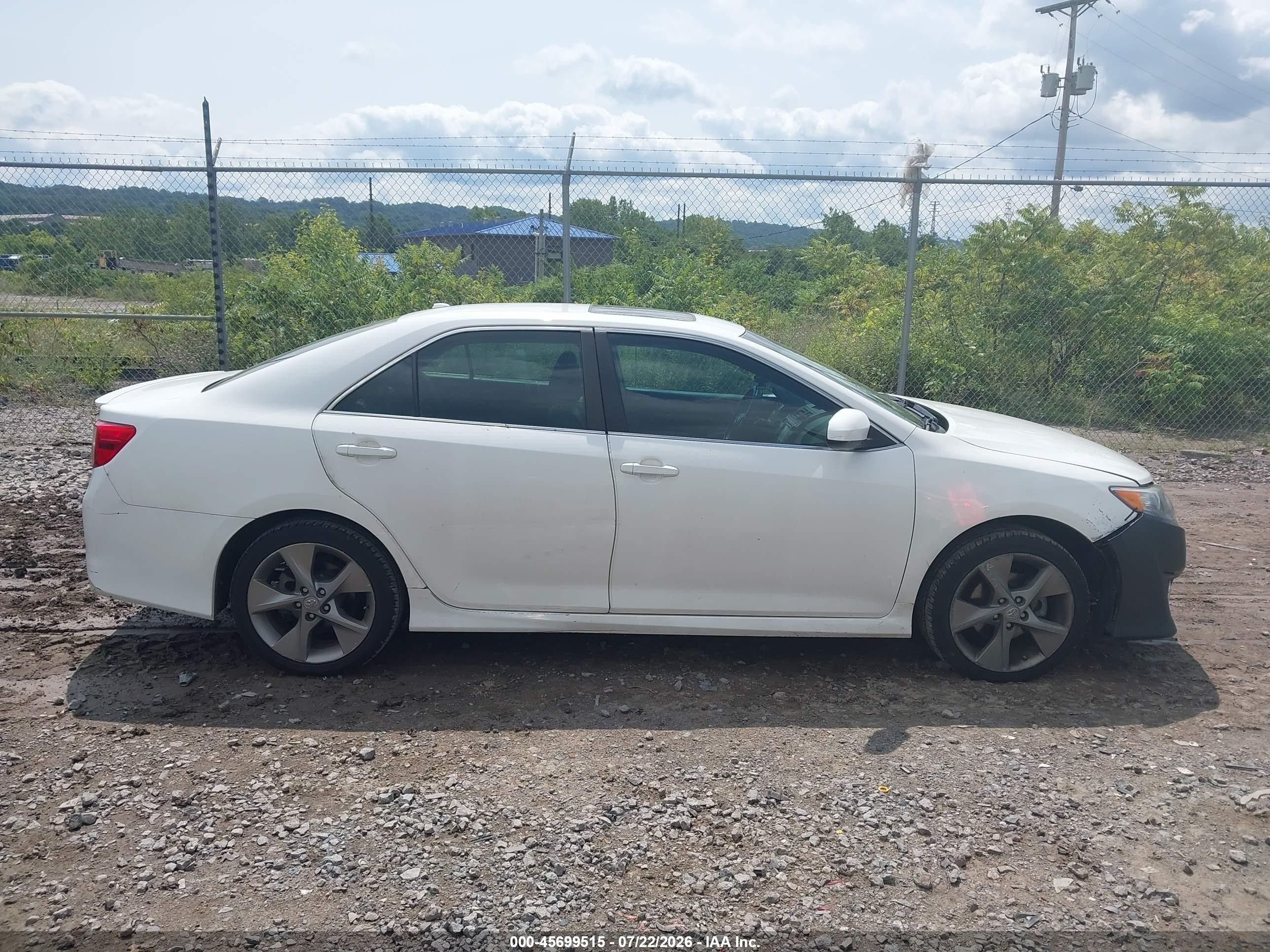 2013 Toyota Camry Se V6 White vin: 4T1BK1FK0DU526107