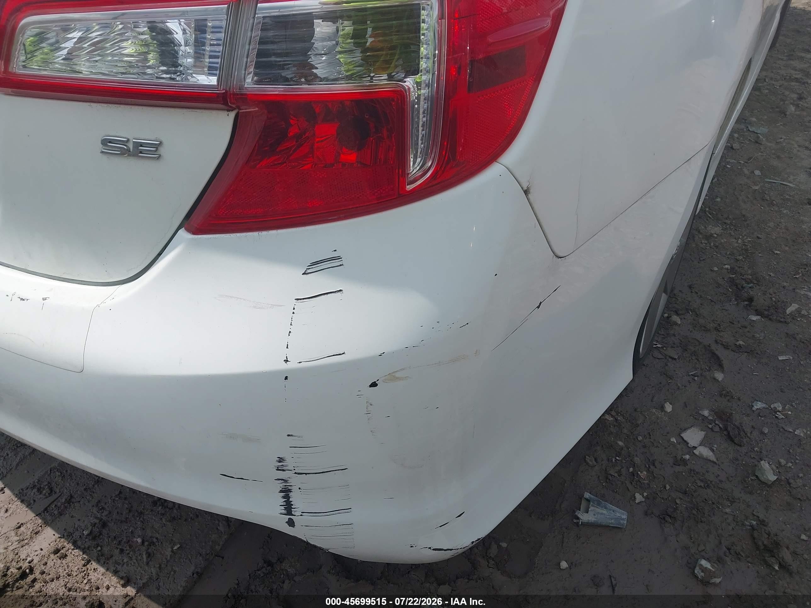 2013 Toyota Camry Se V6 White vin: 4T1BK1FK0DU526107
