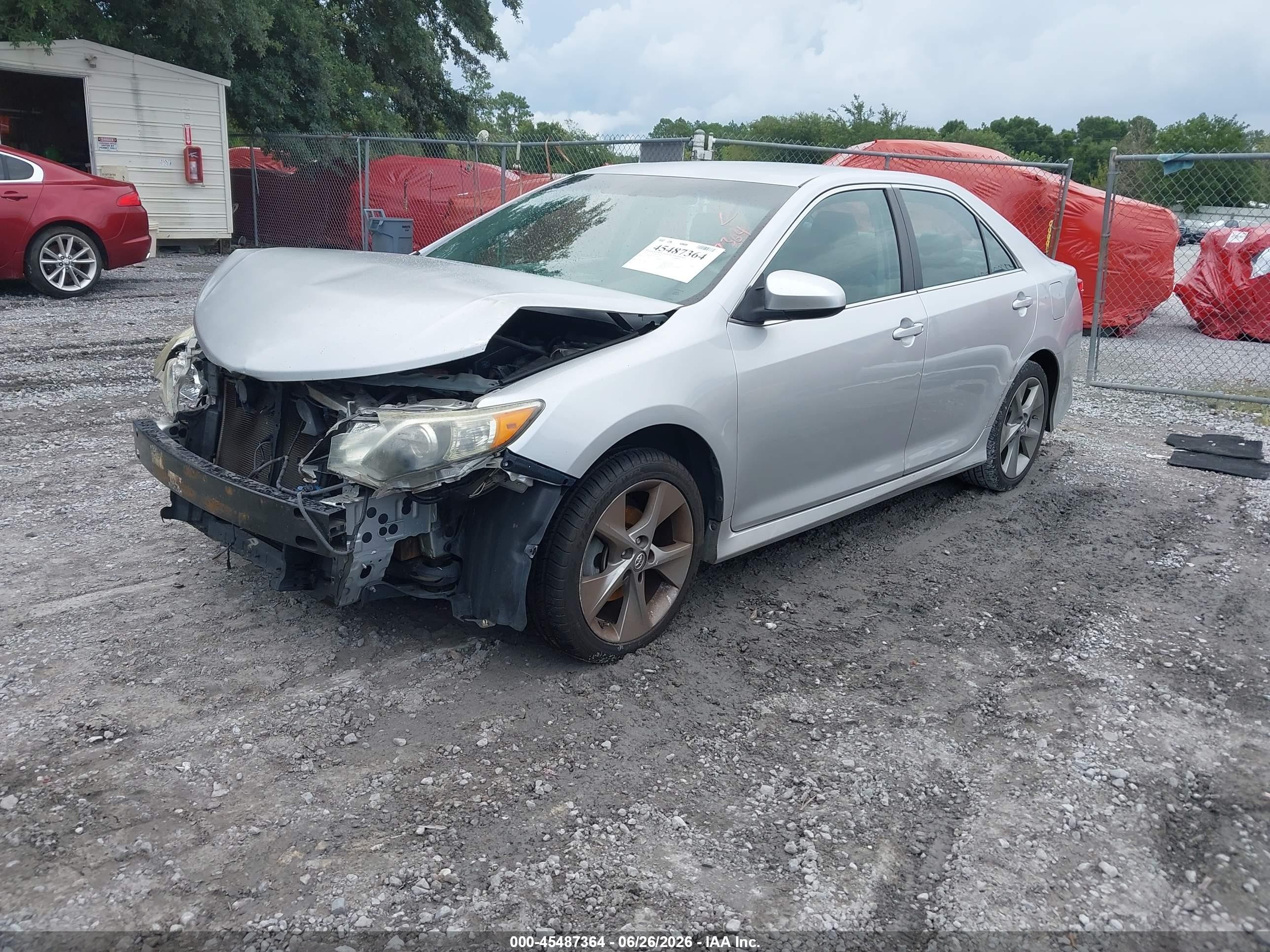 2013 Toyota Camry Se V6 Silver vin: 4T1BK1FK0DU532246