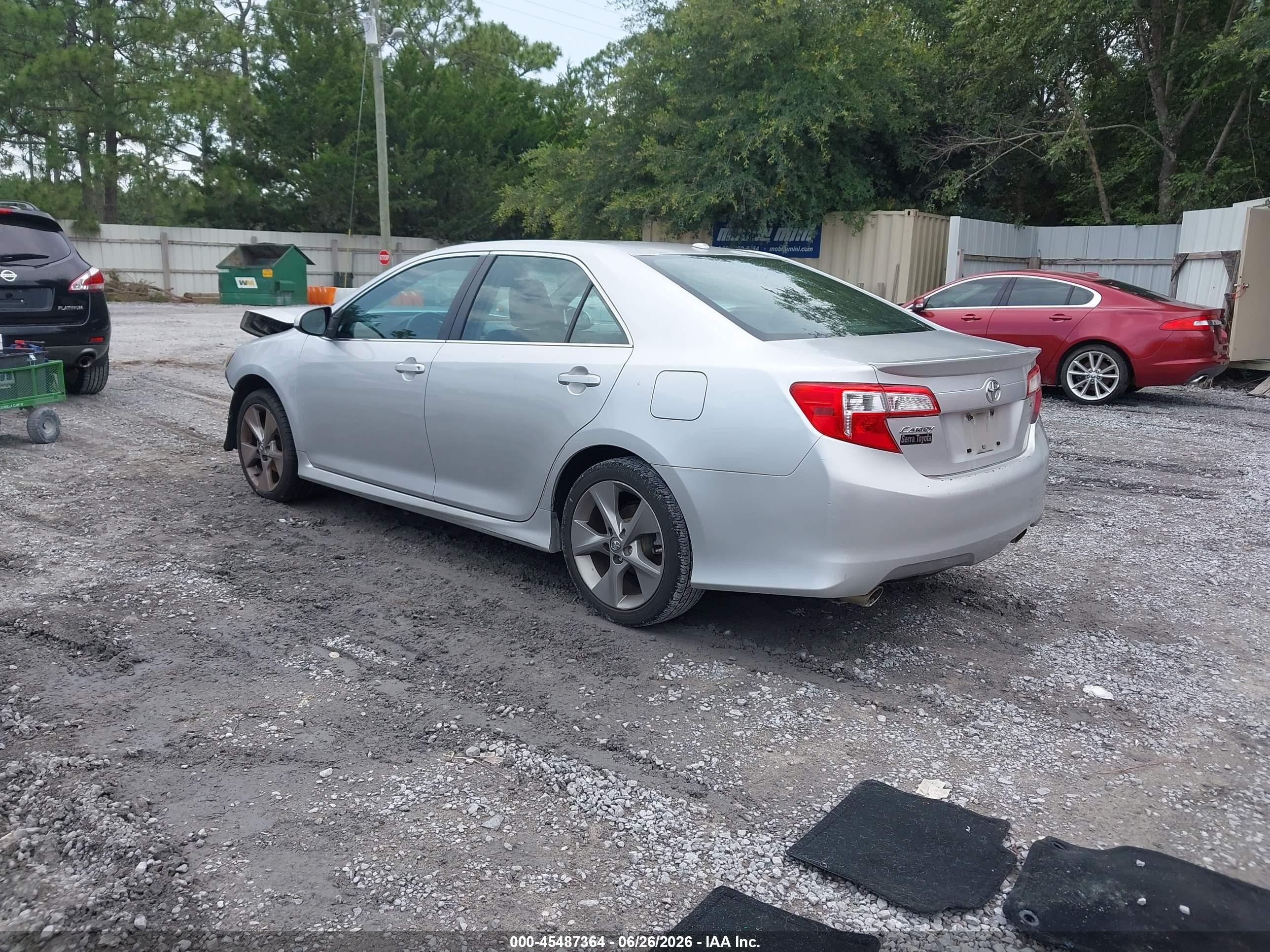 2013 Toyota Camry Se V6 Silver vin: 4T1BK1FK0DU532246