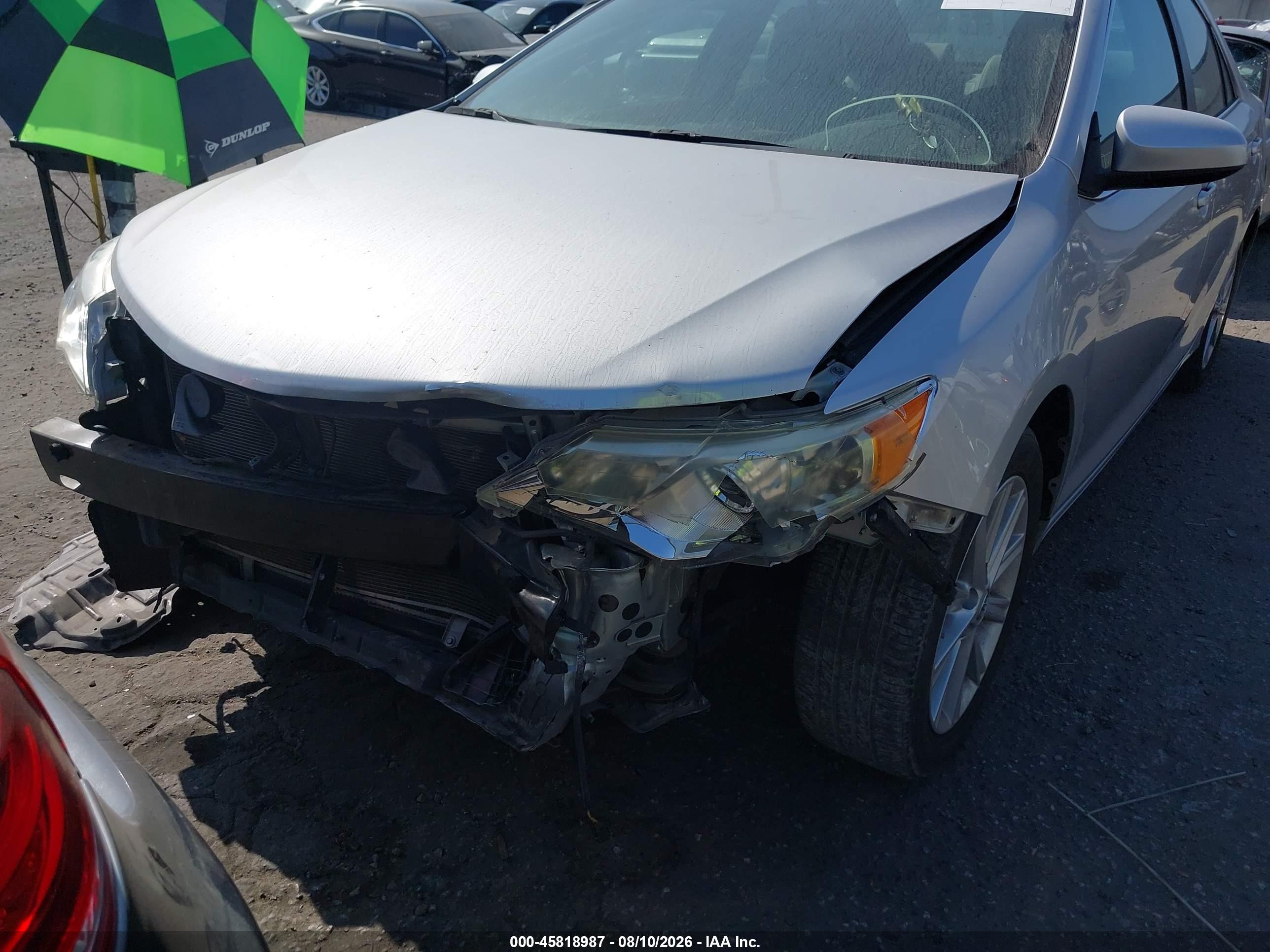 2013 Toyota Camry Xle V6 Silver vin: 4T1BK1FK0DU536880