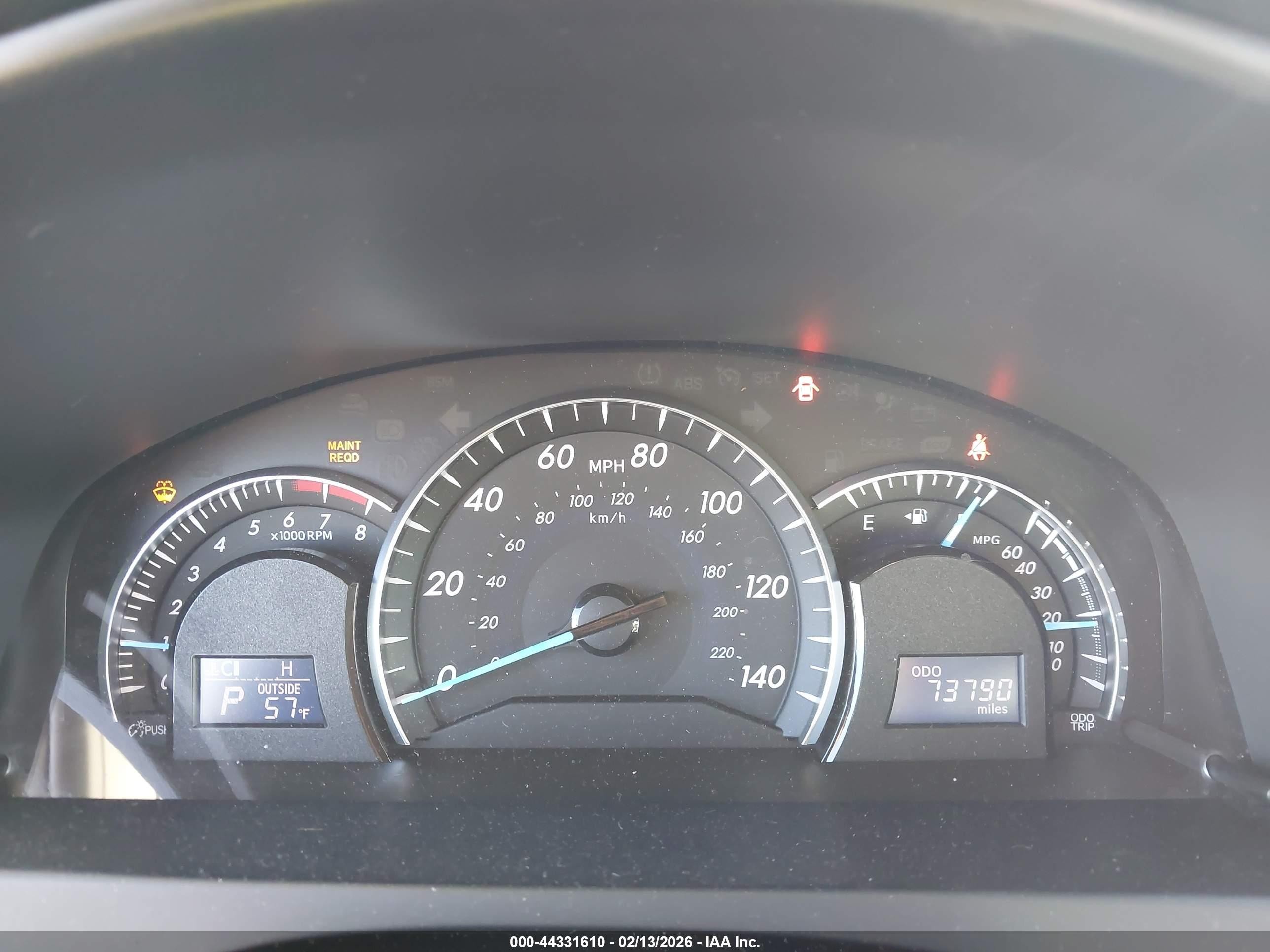 2014 Toyota Camry Xle V6 Gray vin: 4T1BK1FK0EU538193