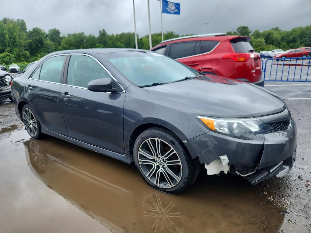 2014 Toyota Camry Se Gray vin: 4T1BK1FK0EU547704