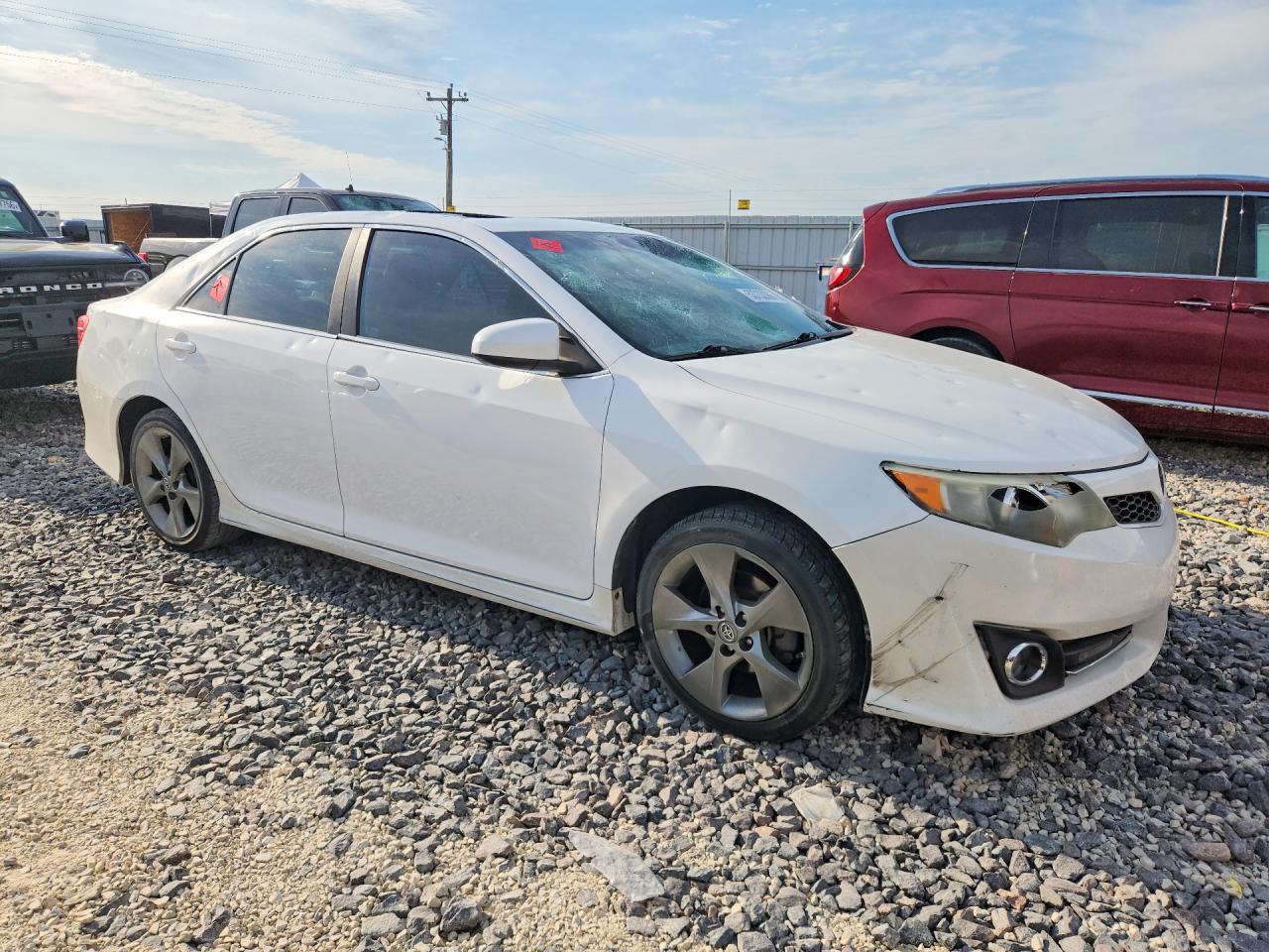 2014 Toyota Camry Se V6 Белый vin: 4T1BK1FK0EU551249