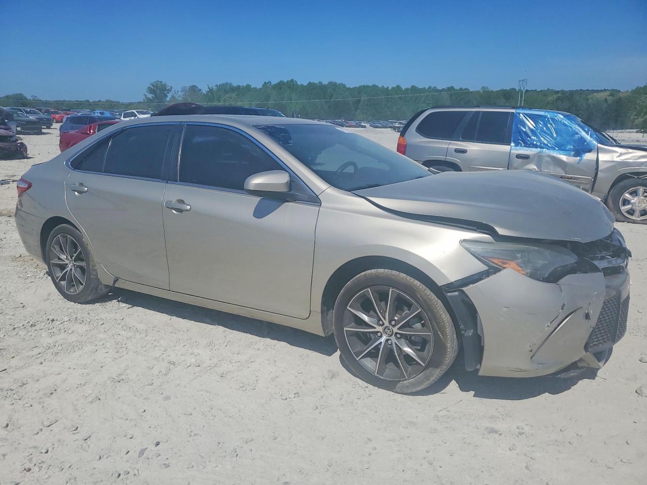 2015 Toyota Camry Xse V6 Желто-коричневый vin: 4T1BK1FK0FU028136