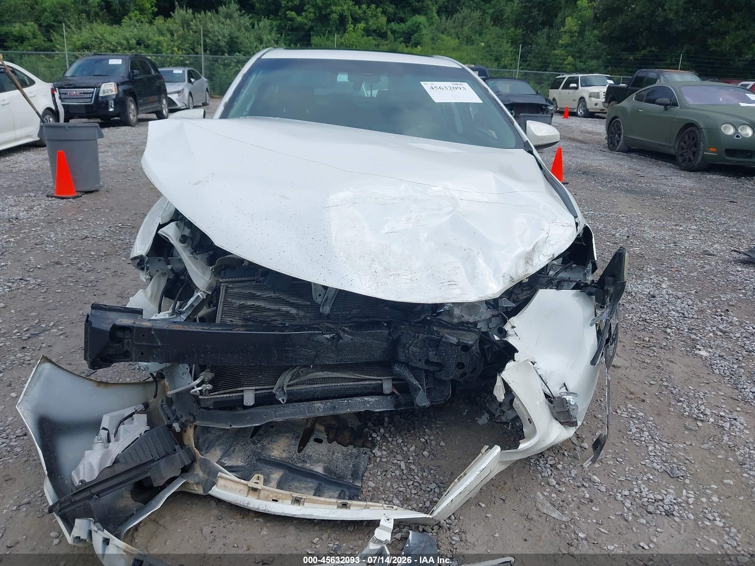 2015 Toyota Camry Xse V6 White vin: 4T1BK1FK0FU029349