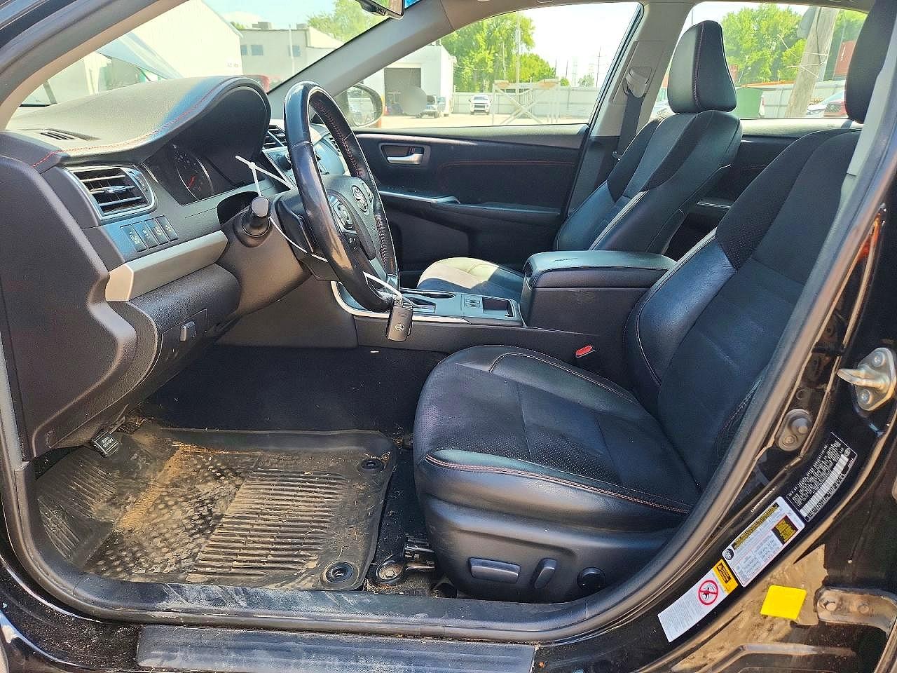 2017 Toyota Camry Xse V6 Black vin: 4T1BK1FK0HU583073