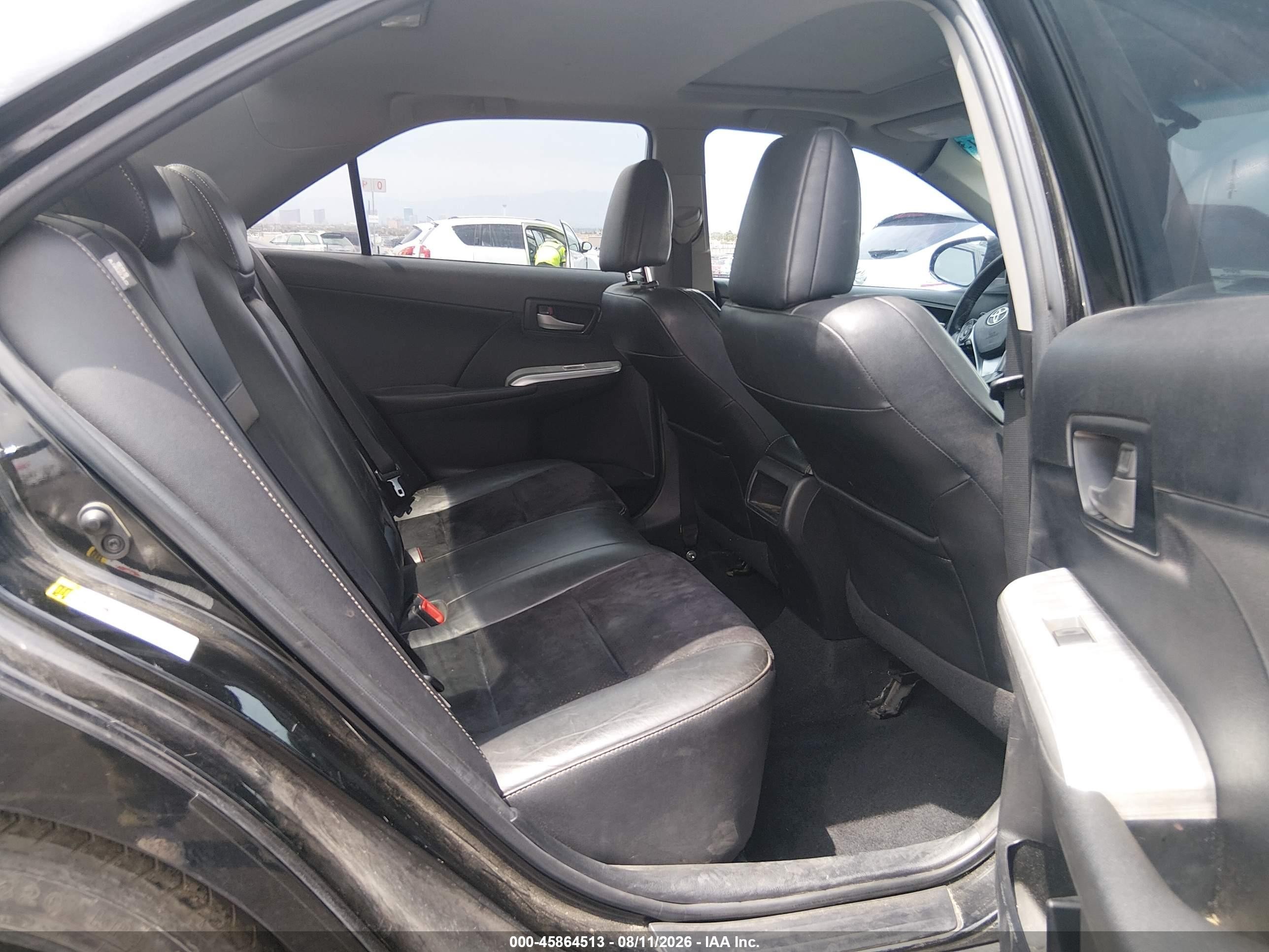 2012 Toyota Camry Se V6 Черный vin: 4T1BK1FK1CU002379