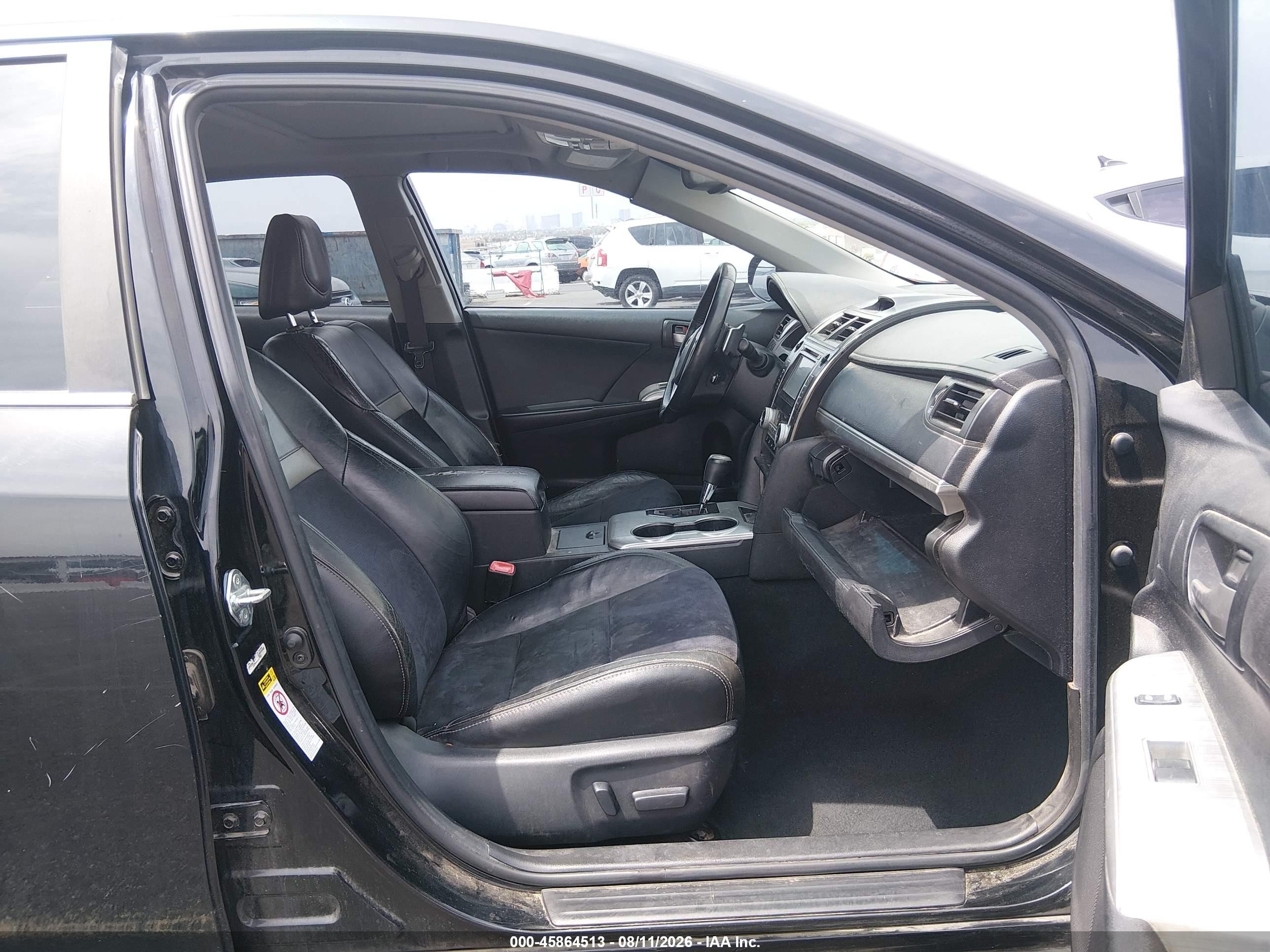 2012 Toyota Camry Se V6 Черный vin: 4T1BK1FK1CU002379