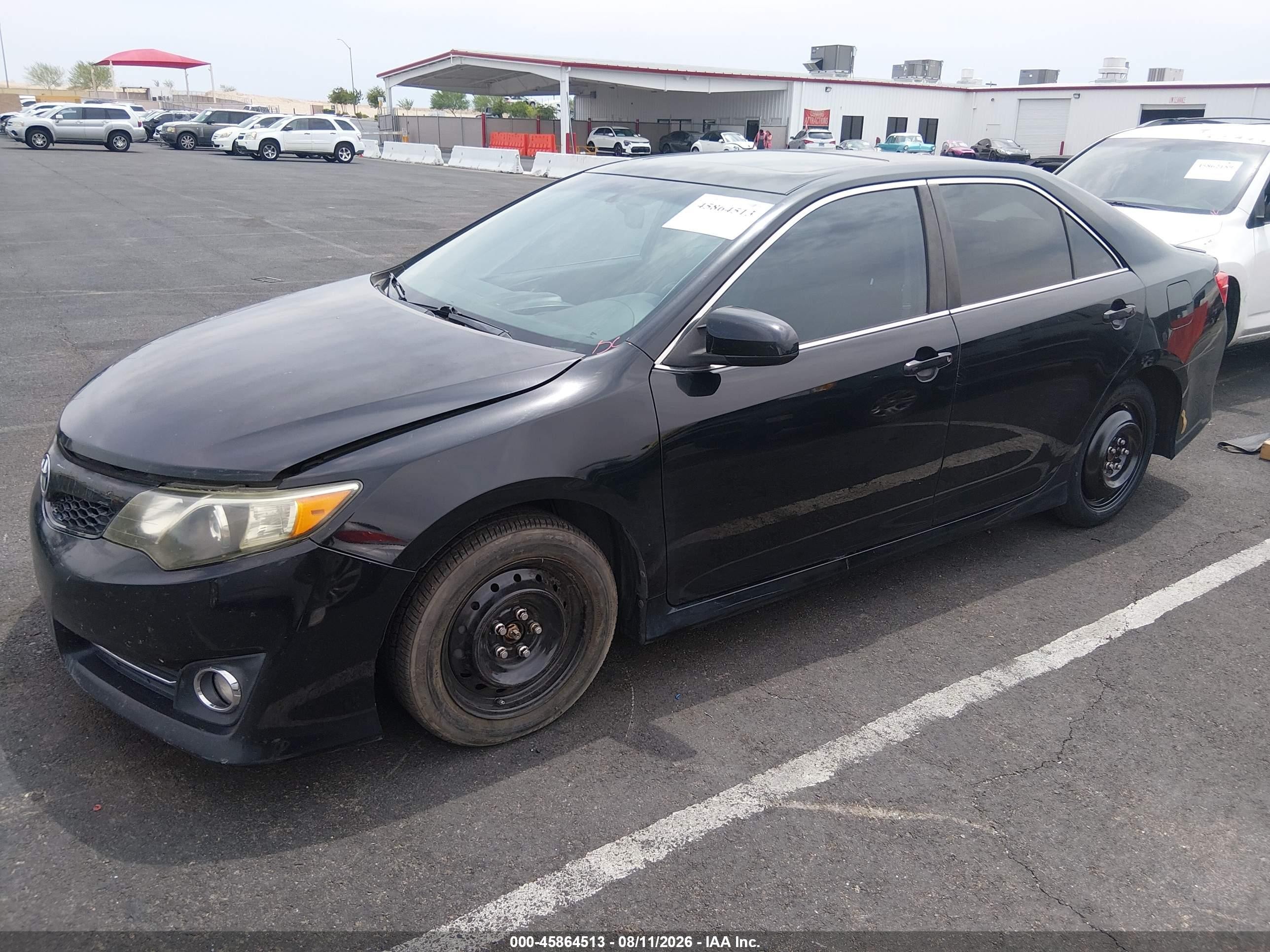 2012 Toyota Camry Se V6 Черный vin: 4T1BK1FK1CU002379