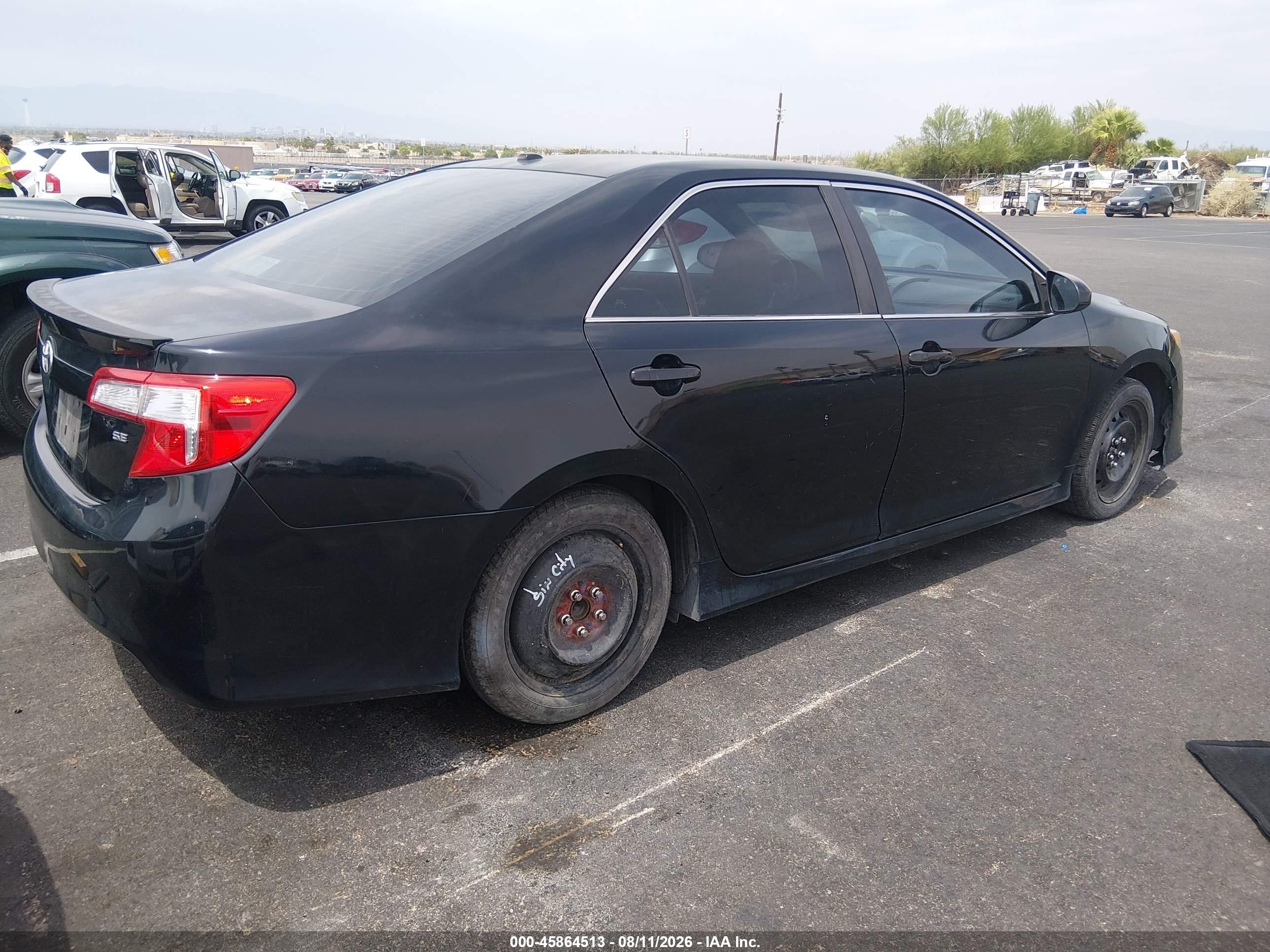 2012 Toyota Camry Se V6 Черный vin: 4T1BK1FK1CU002379