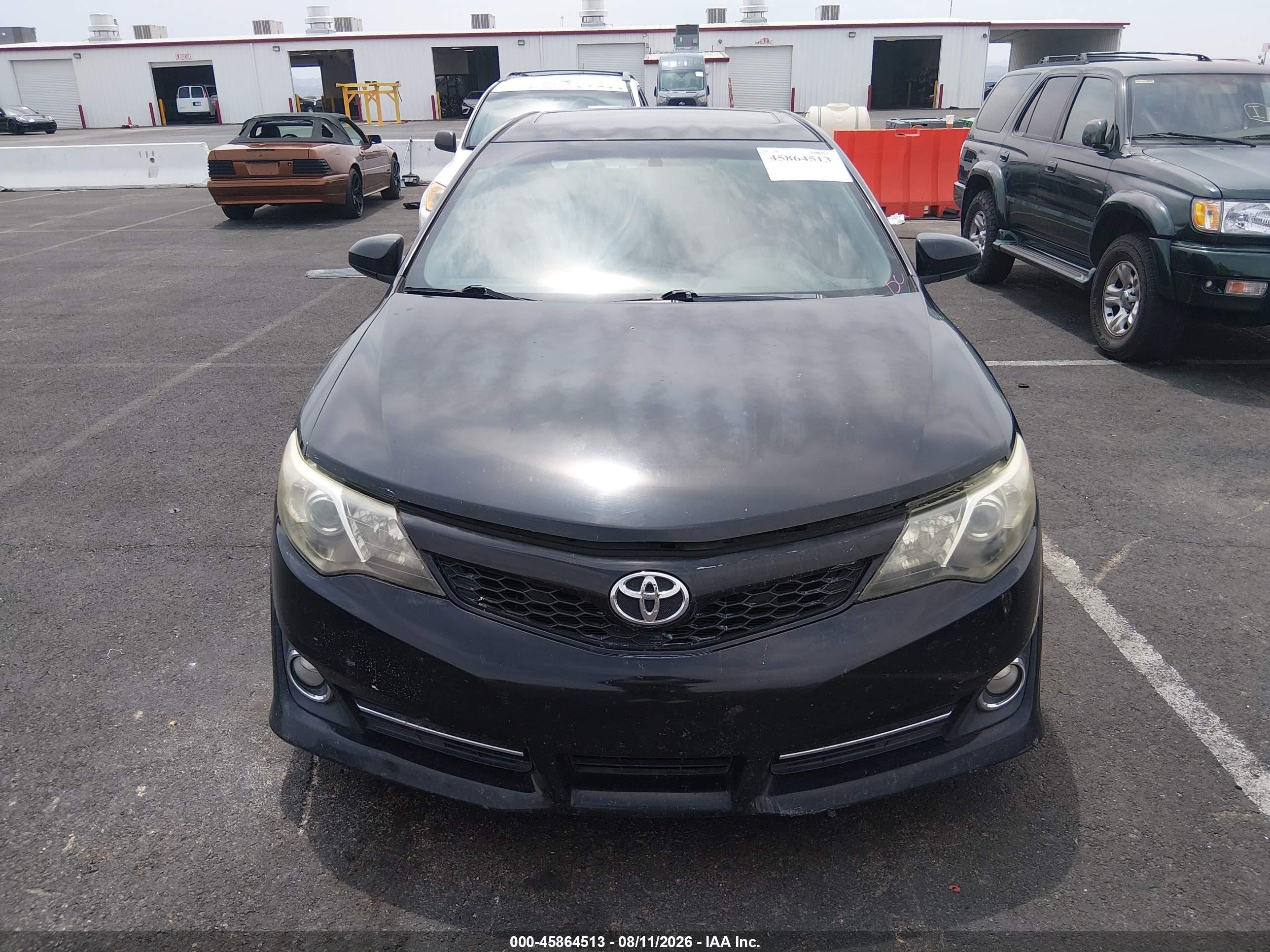 2012 Toyota Camry Se V6 Черный vin: 4T1BK1FK1CU002379
