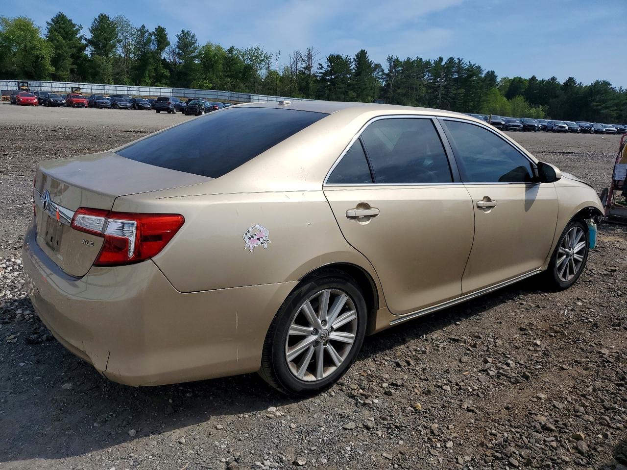 2012 Toyota Camry Xle V6 Beige vin: 4T1BK1FK1CU002480