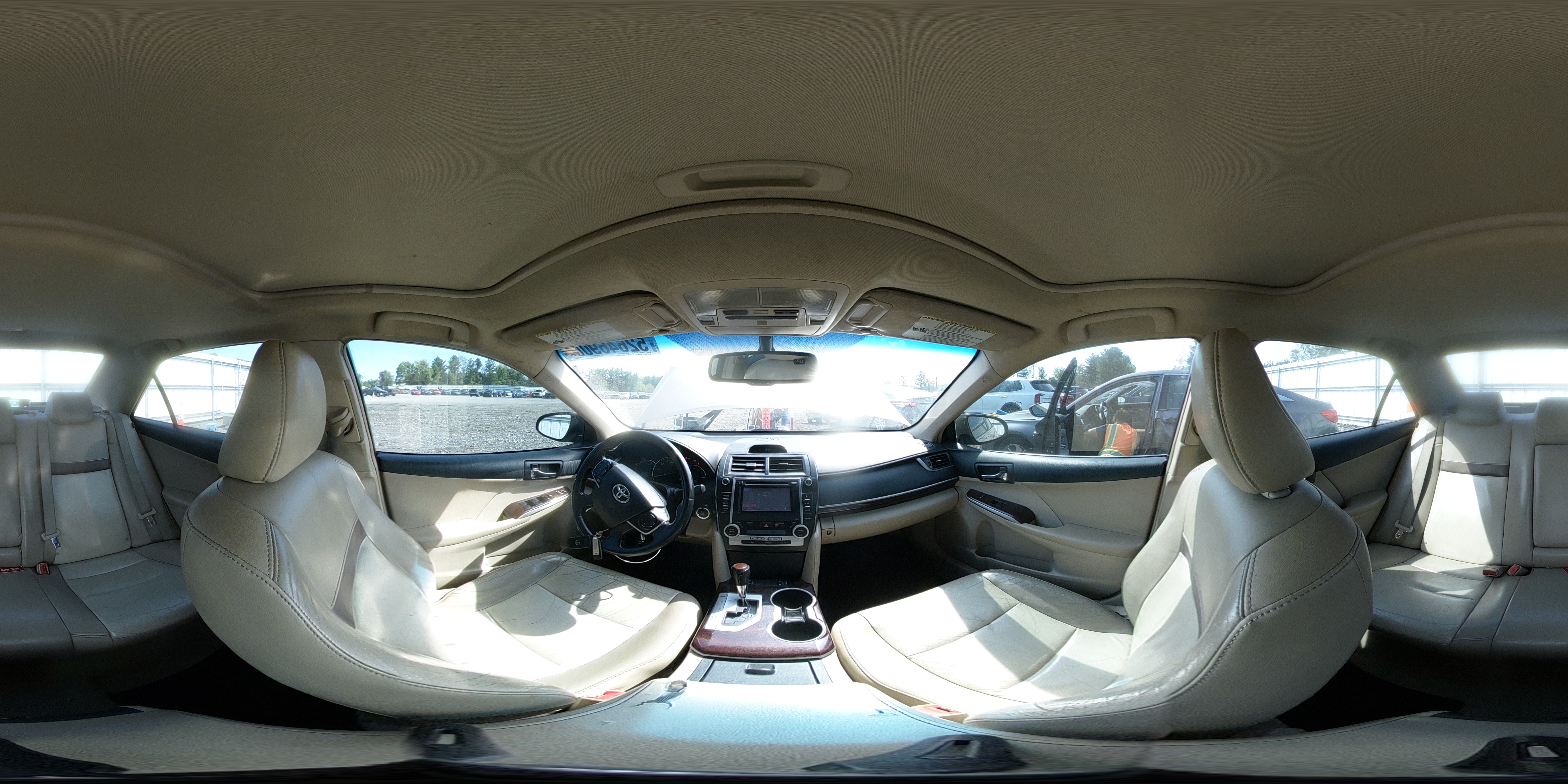 2012 Toyota Camry Xle V6 Beige vin: 4T1BK1FK1CU002480