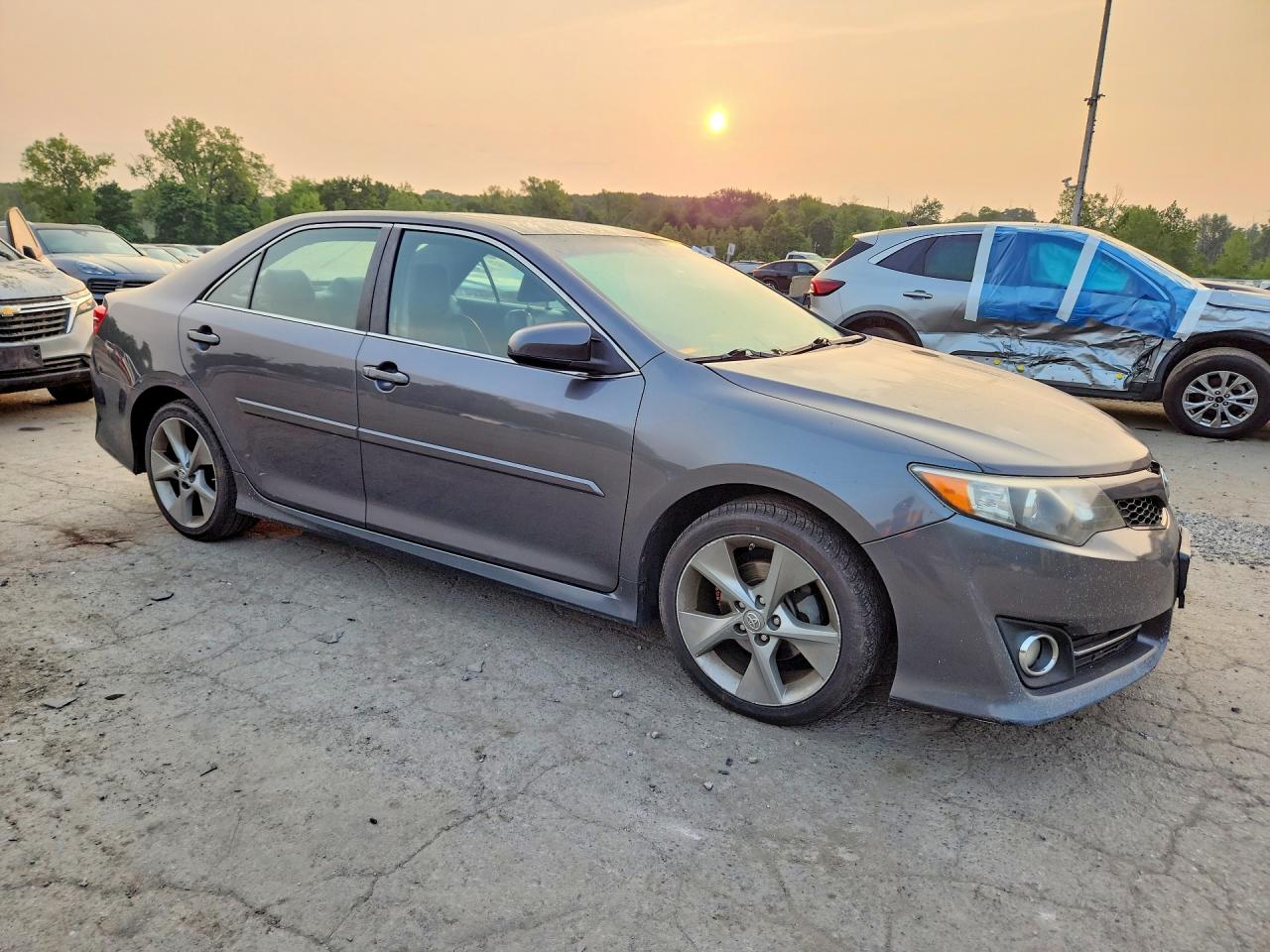2012 Toyota Camry Se V6 Gray vin: 4T1BK1FK1CU013897