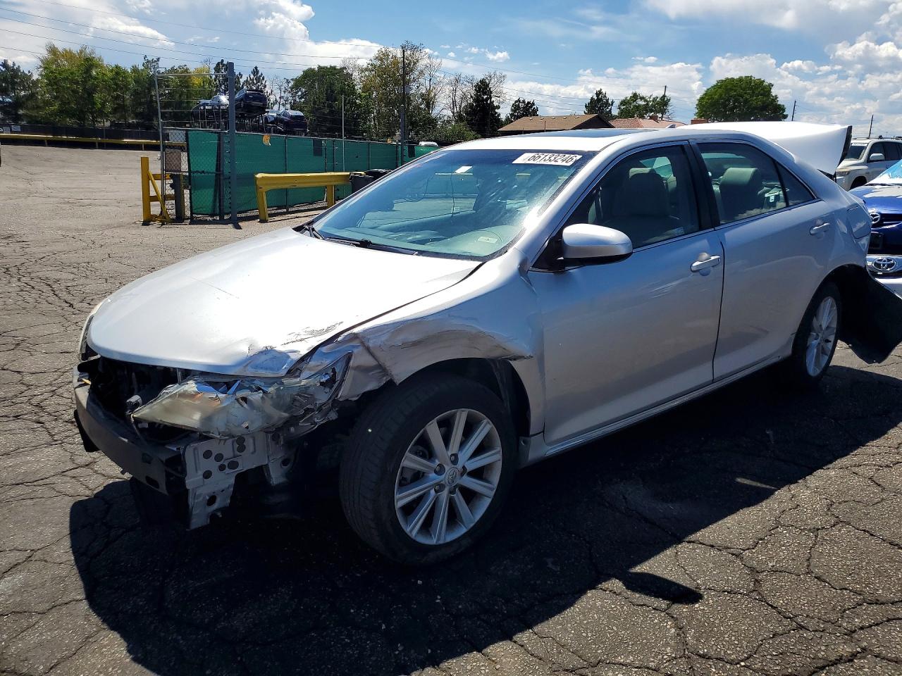 2012 Toyota Camry Xle V6 Silver vin: 4T1BK1FK1CU506835