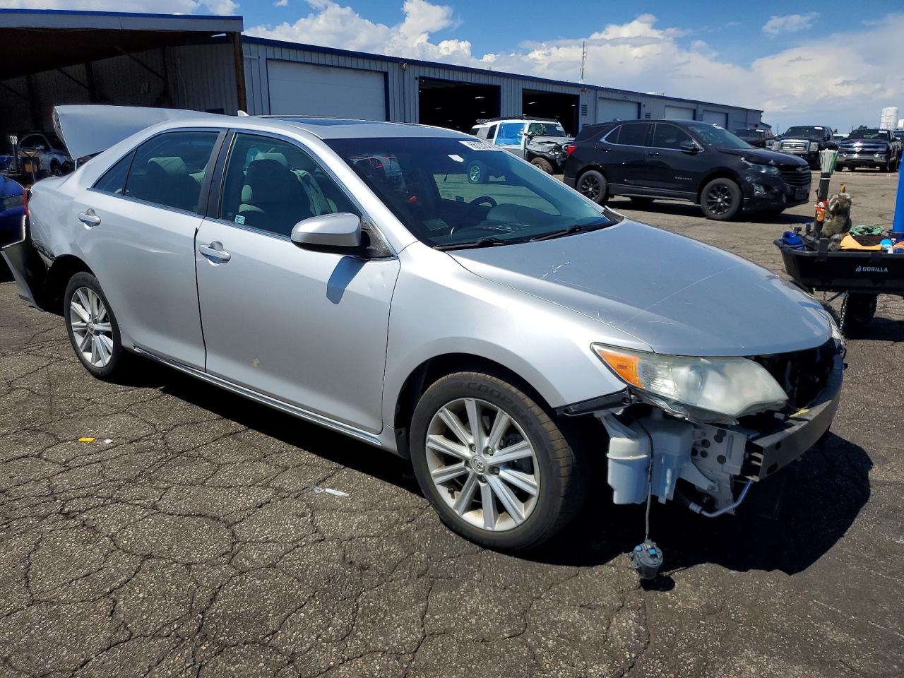 2012 Toyota Camry Xle V6 Серебряный vin: 4T1BK1FK1CU506835