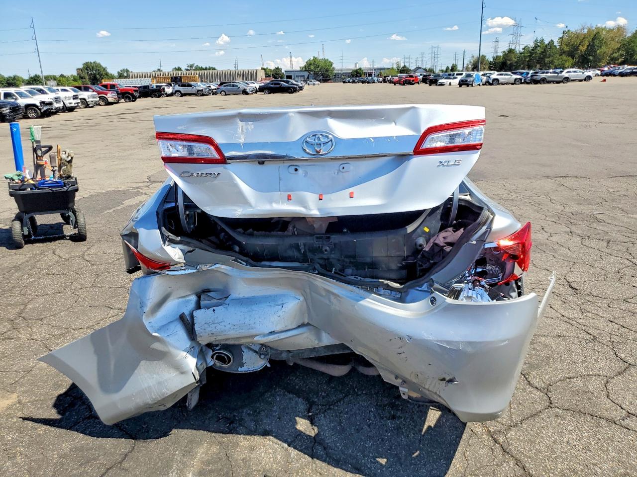 2012 Toyota Camry Xle V6 Серебряный vin: 4T1BK1FK1CU506835