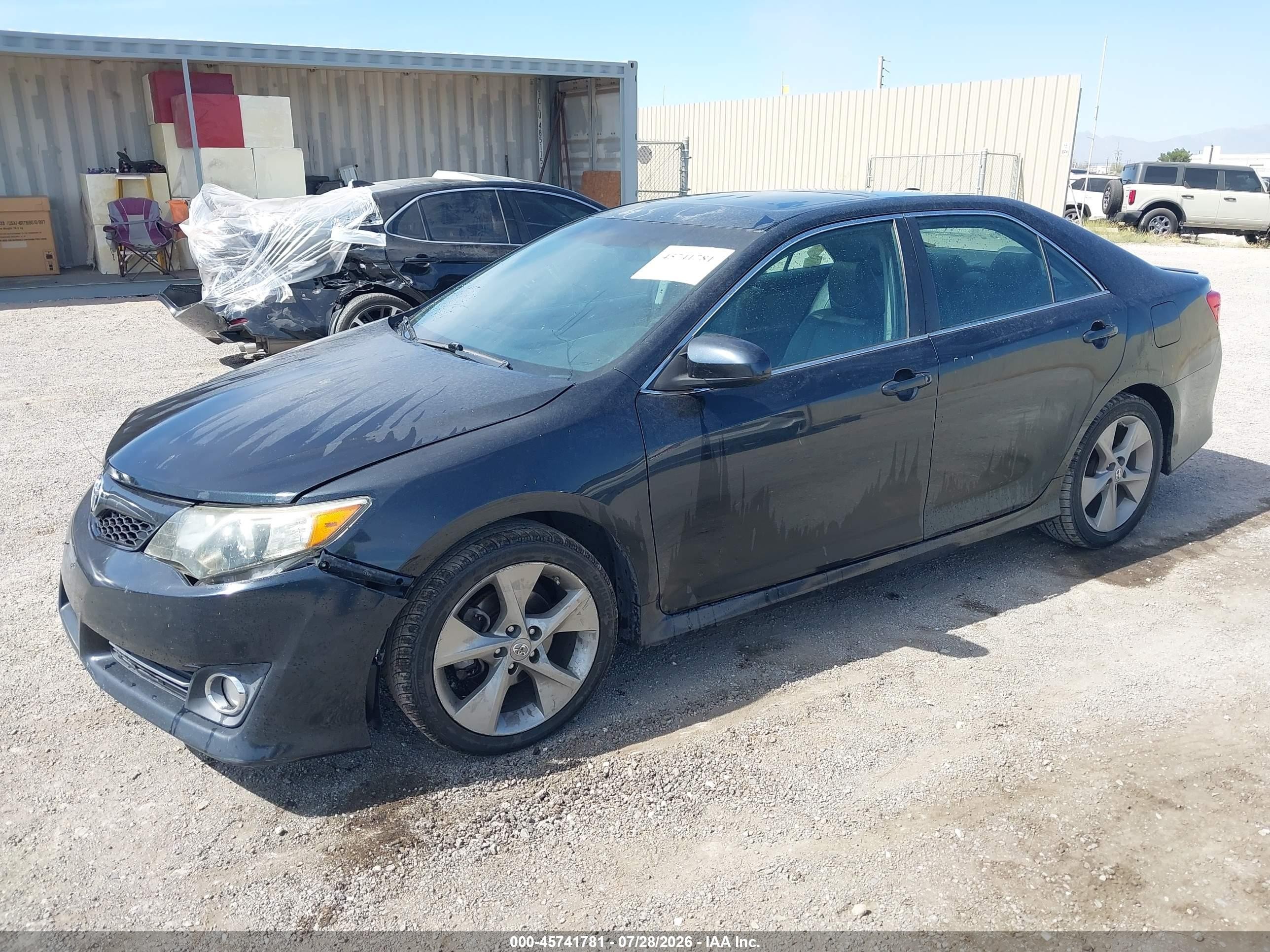 2012 Toyota Camry Se V6 Black vin: 4T1BK1FK1CU510769