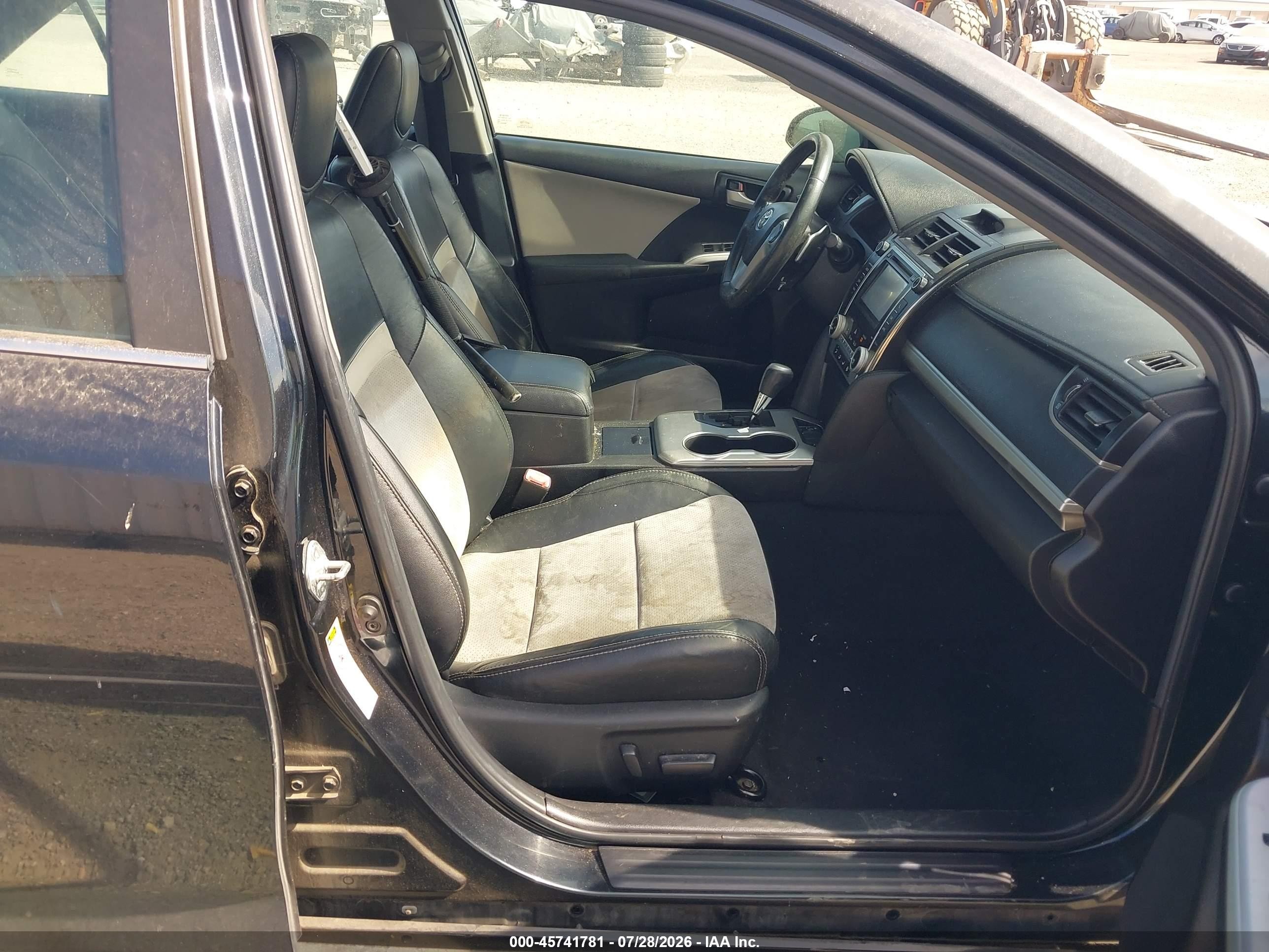 2012 Toyota Camry Se V6 Black vin: 4T1BK1FK1CU510769