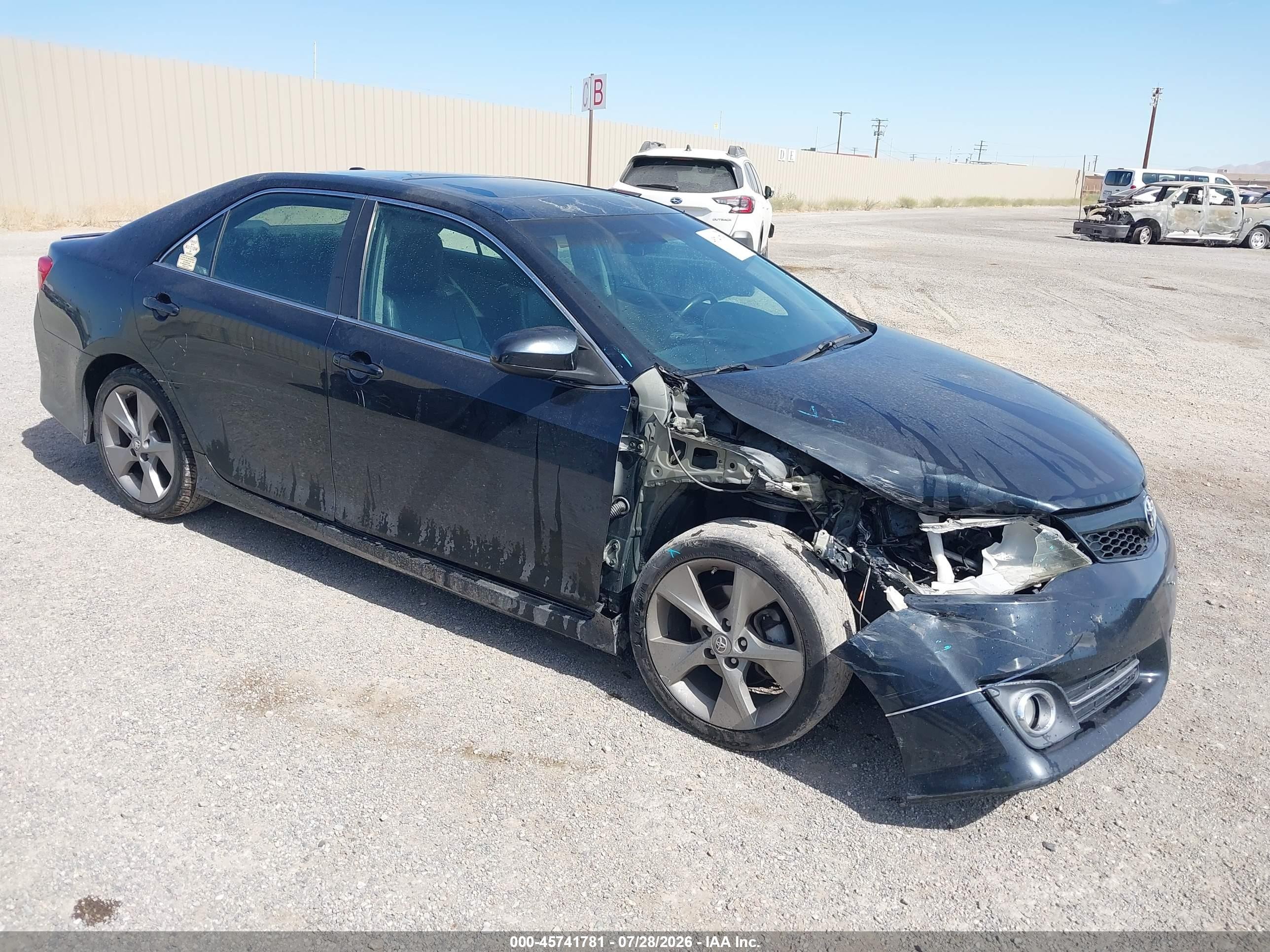 2012 Toyota Camry Se V6 Black vin: 4T1BK1FK1CU510769