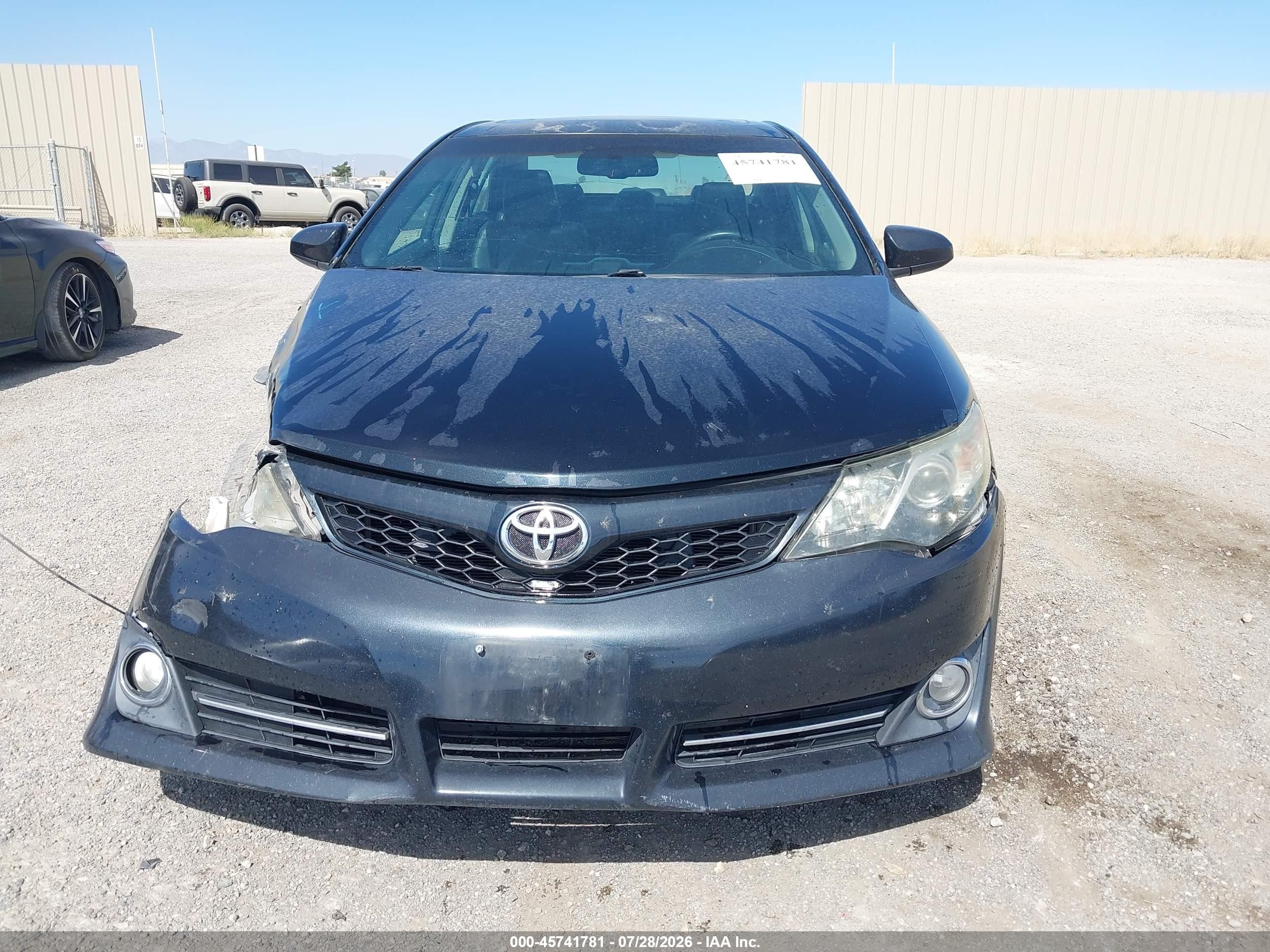 2012 Toyota Camry Se V6 Black vin: 4T1BK1FK1CU510769